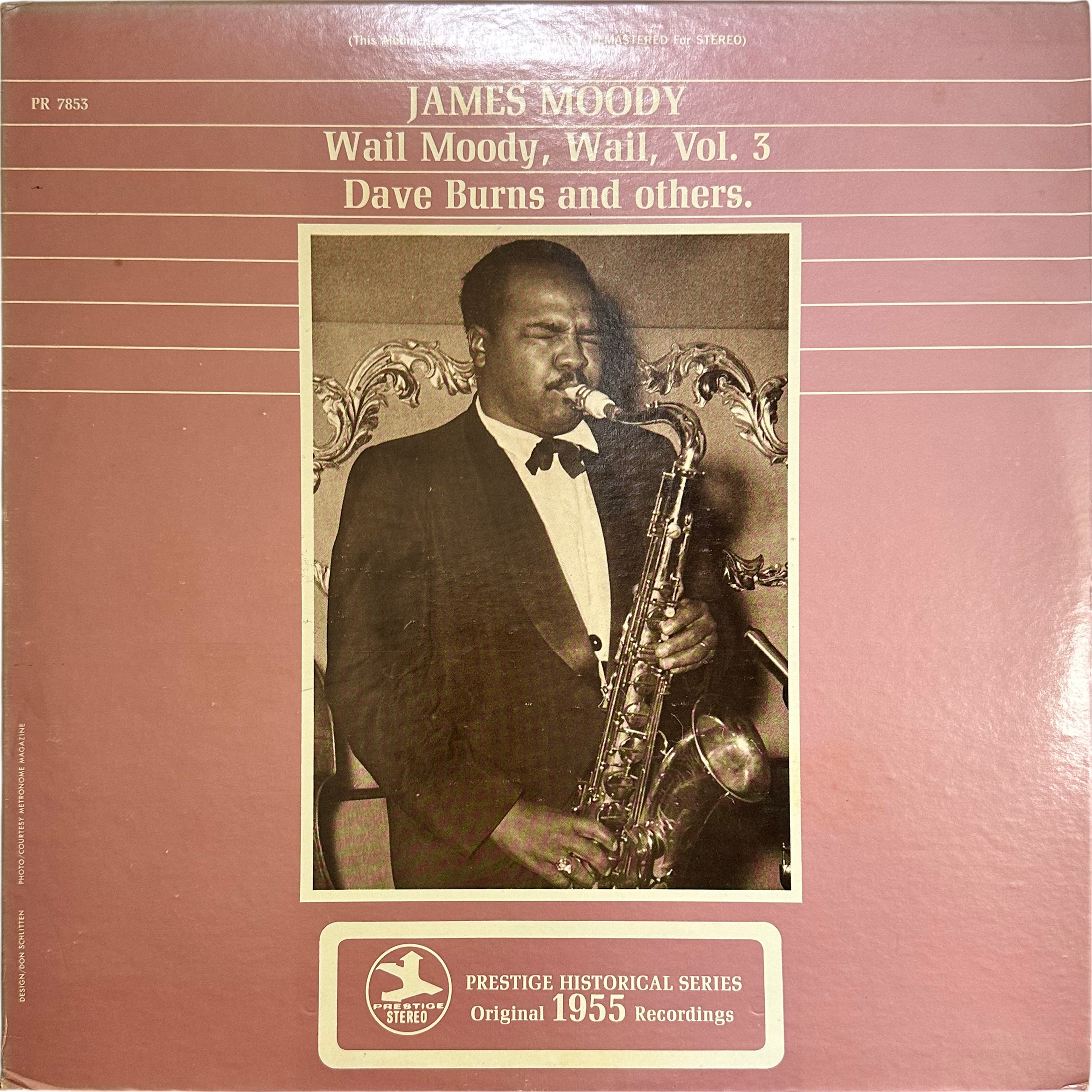 JAMES MOODY — WAIL MOODY WAIL, VOL.3