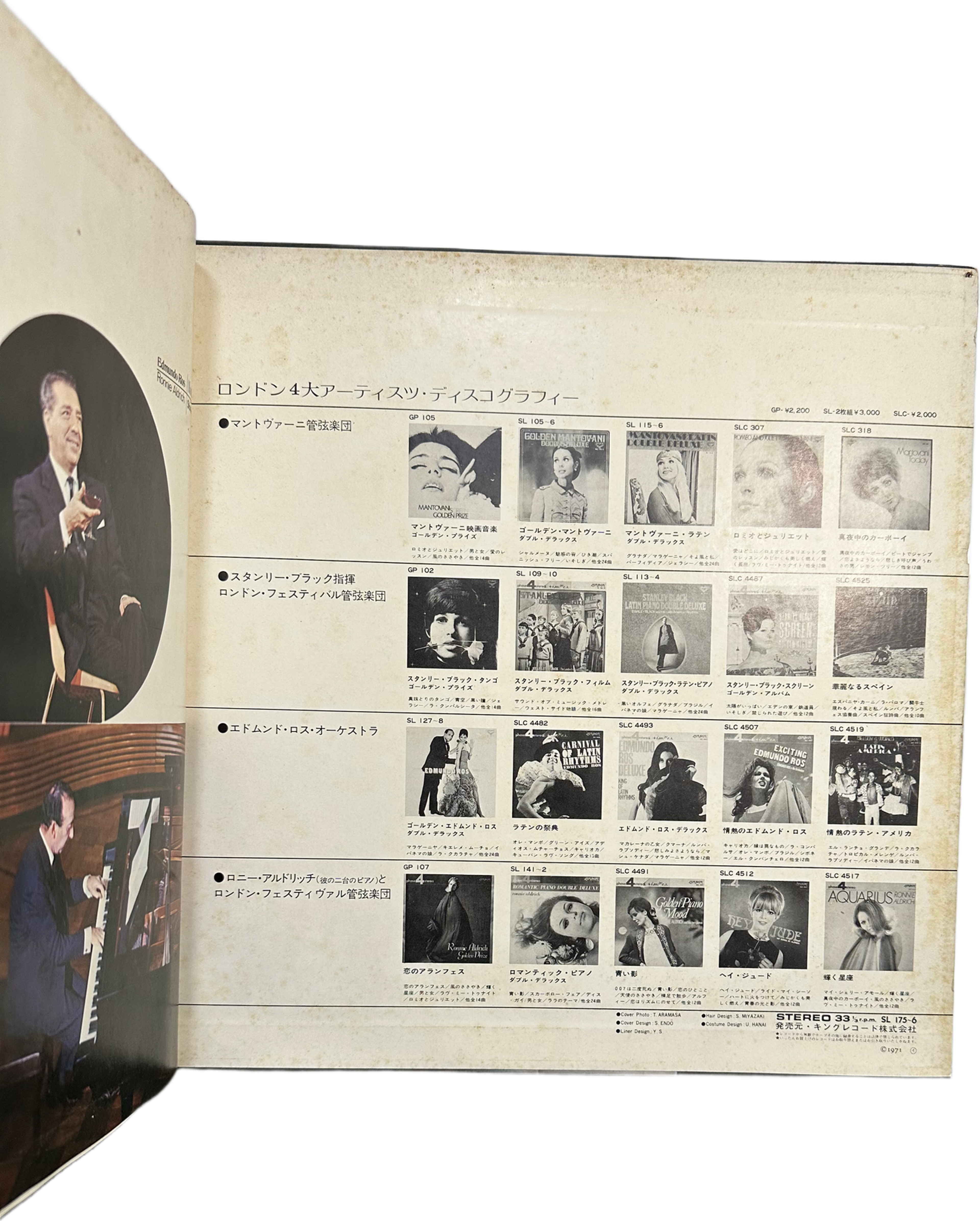 Mantovani,Stanley Black,Edmundo Ros,Ronnie Aldrich — The Beautiful Pop Sounds Double Deluxe 4