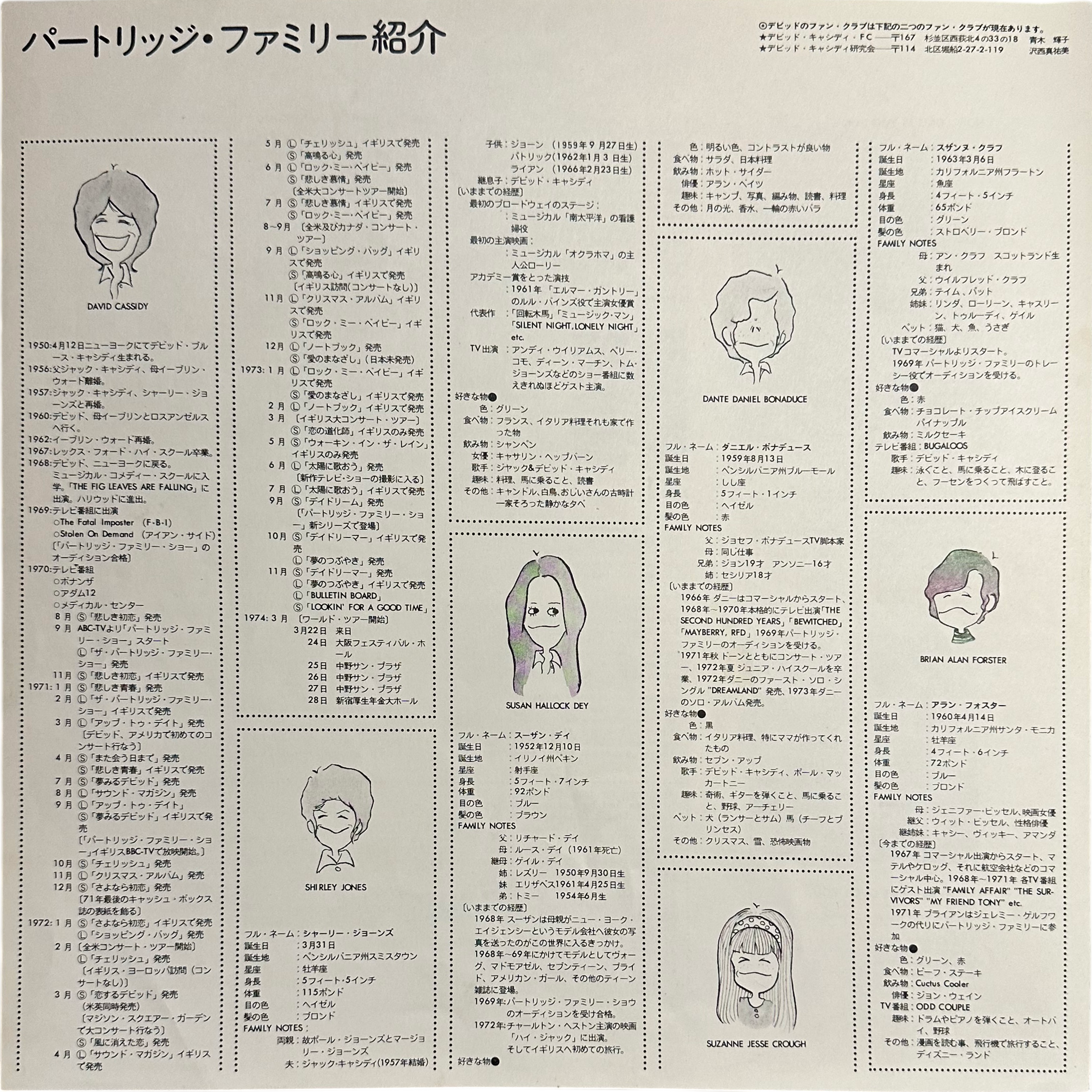 David Cassidy,Shirley Jones (2),The Partridge Family — Bulletin Board 8