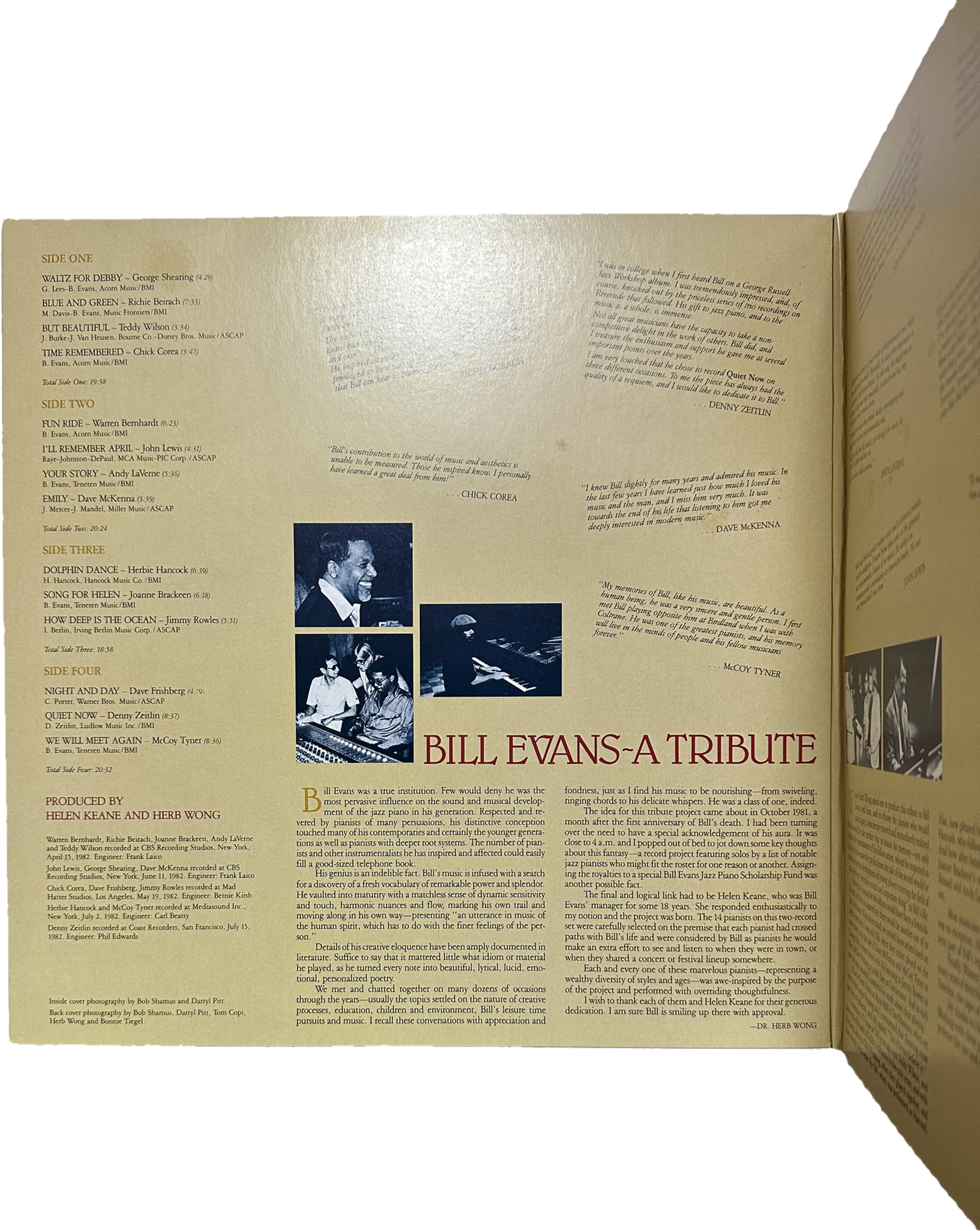 Various — Bill Evans ~ A Tribute 3