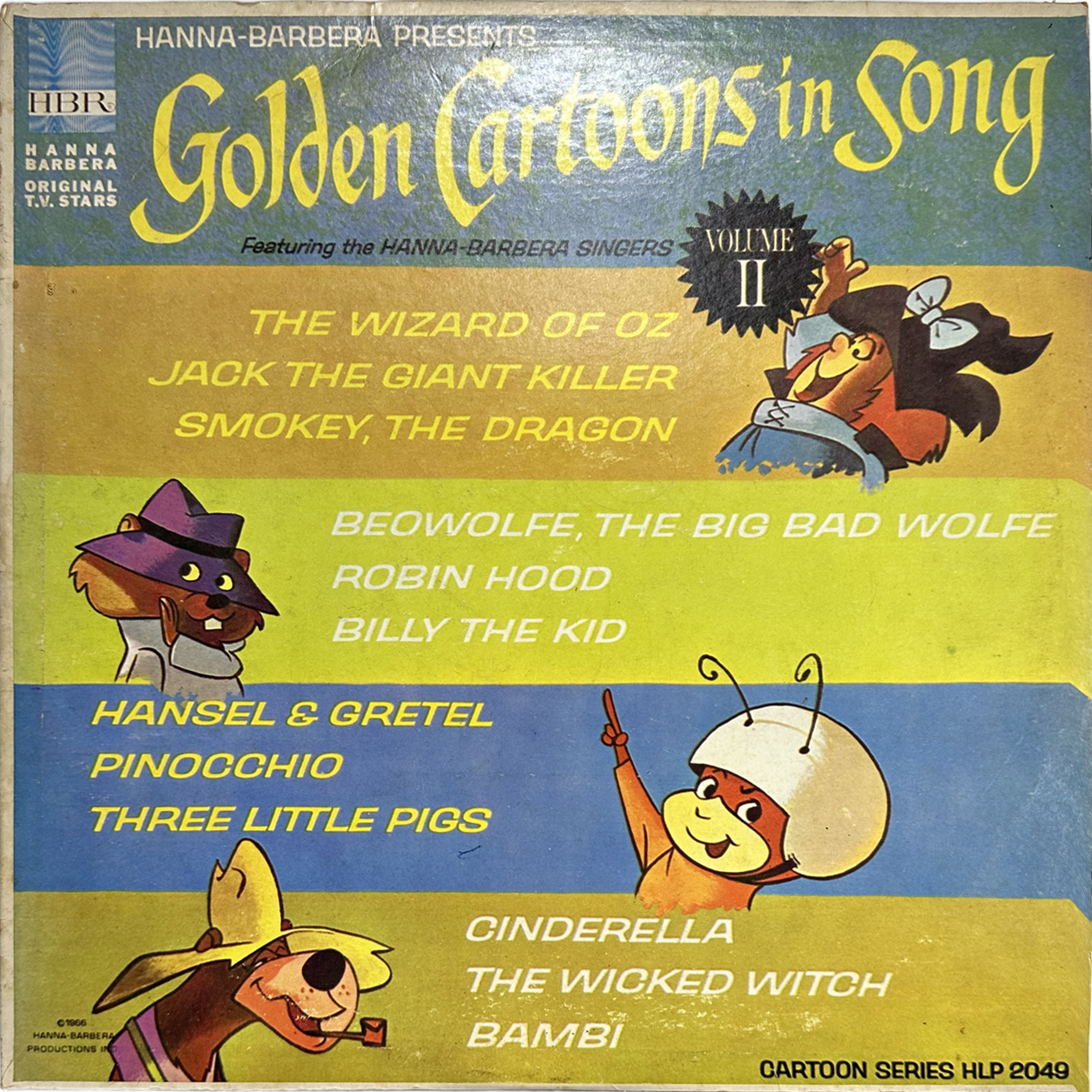 The Hanna-Barbera Singers — Golden Cartoons in Song Volume II