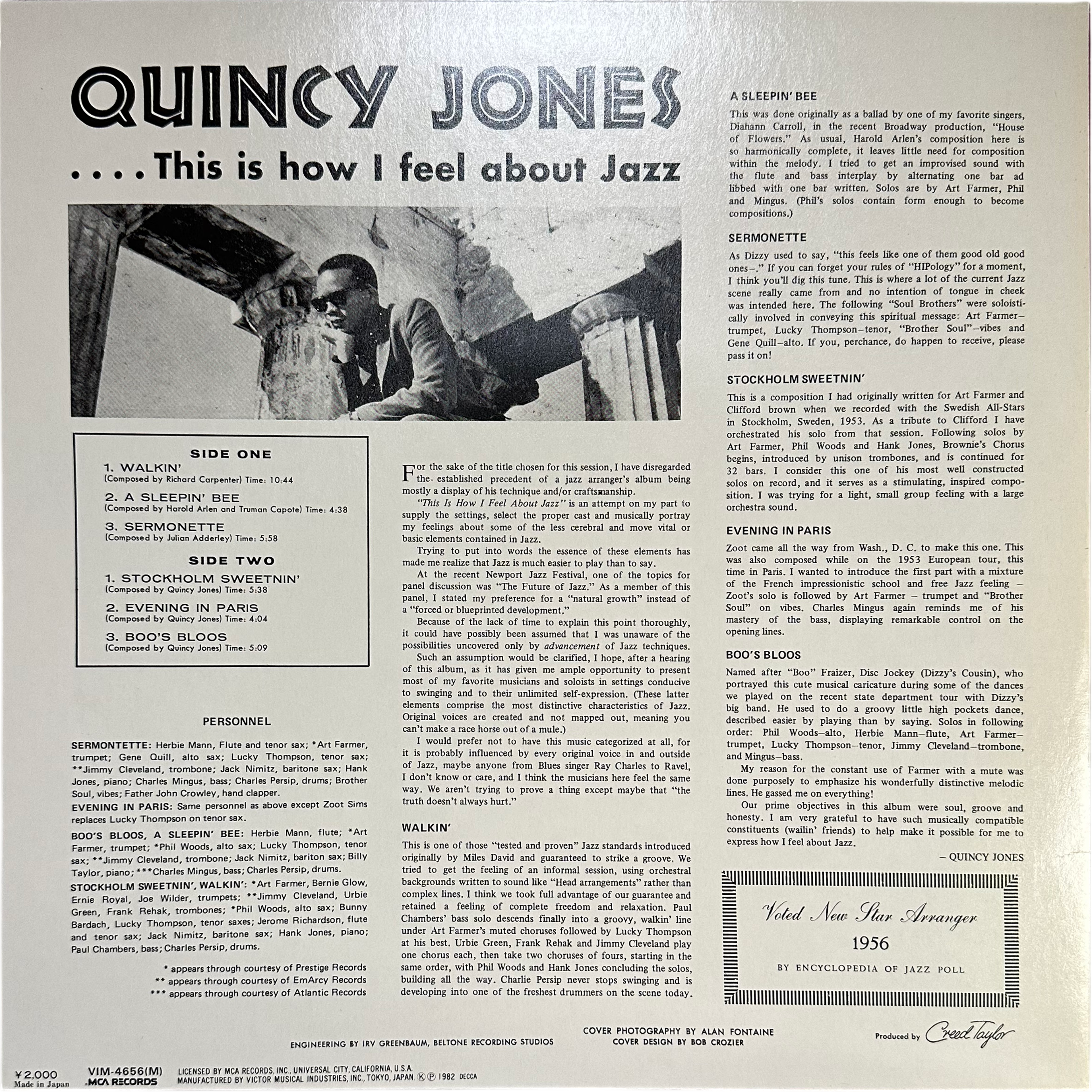 Quincy Jones — This Is How I Feel About Jazz 2