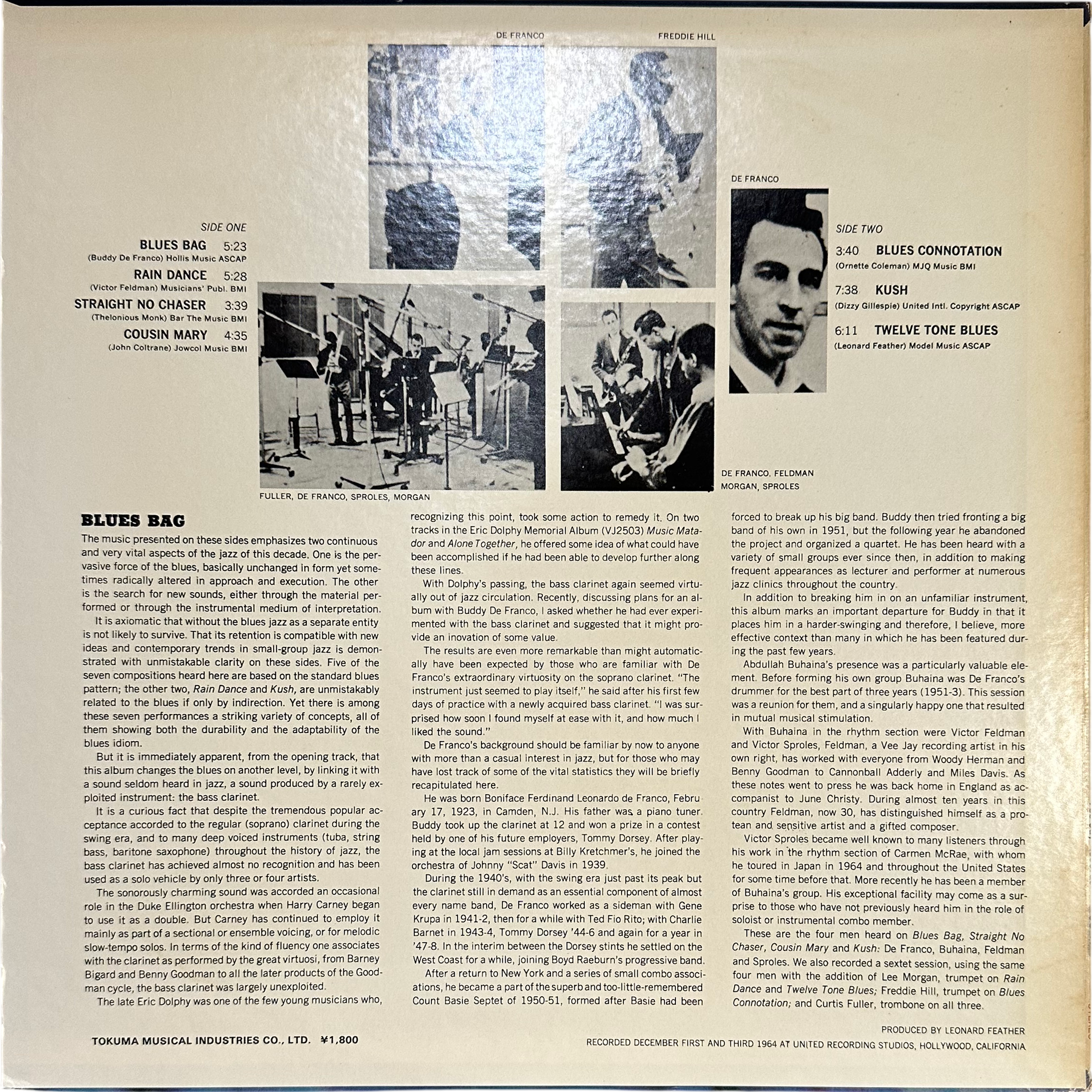 Buddy DeFranco — Blues Bag 2