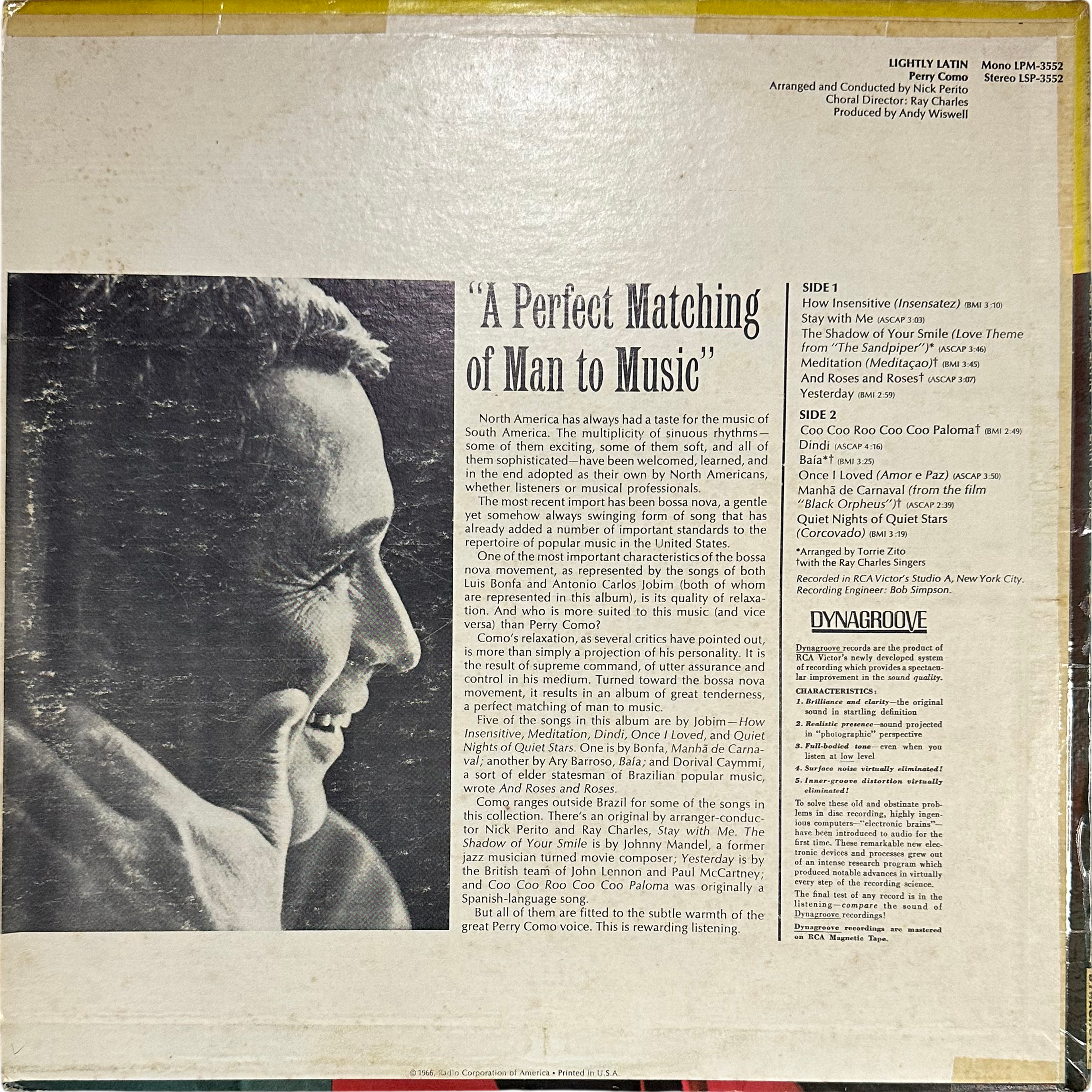 Perry Como — Lightly Latin 2