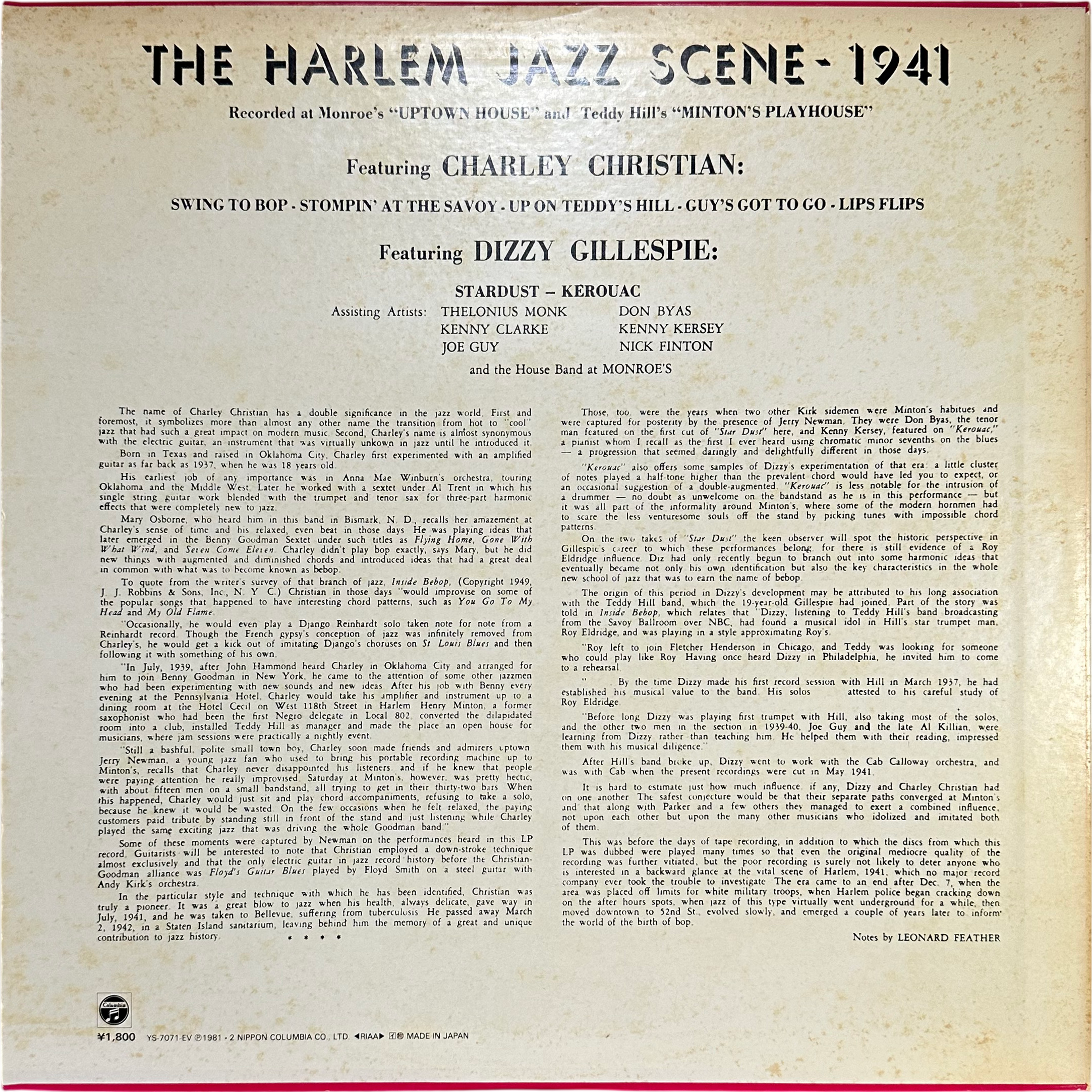 Charlie Christian,Dizzy Gillespie — After Hours 2