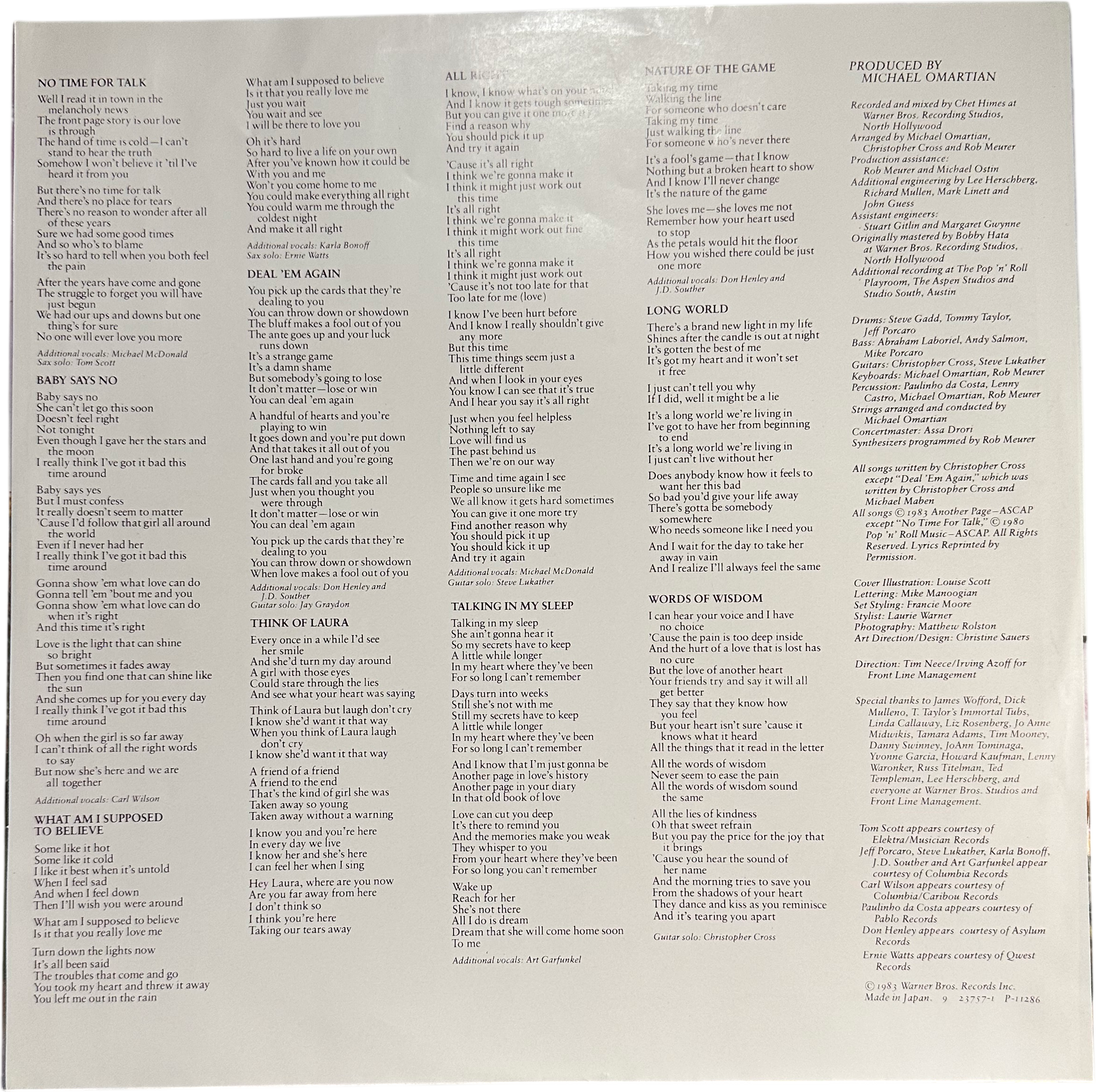 Christopher Cross — Another Page 5
