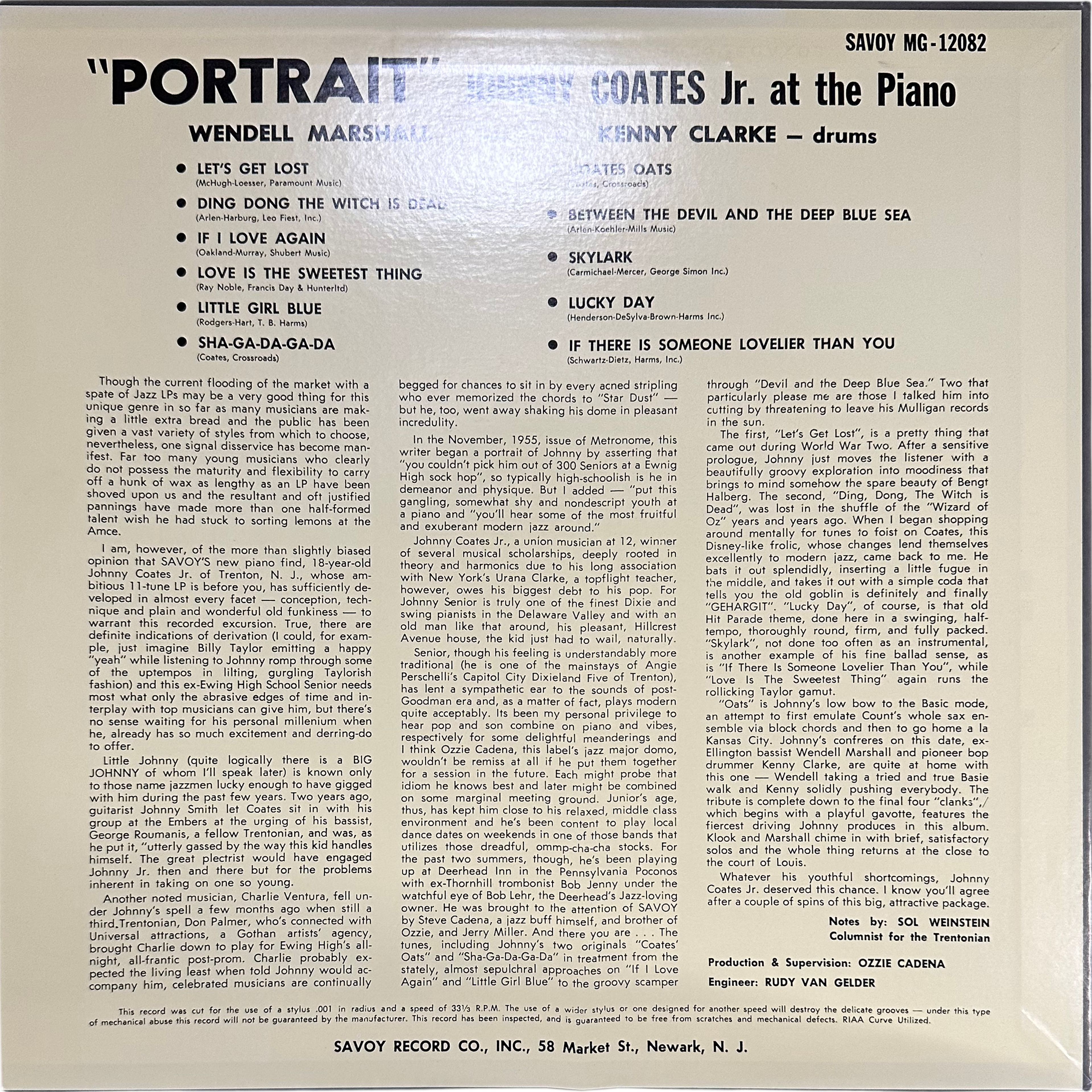 John Coates, Jr — Portrait 2