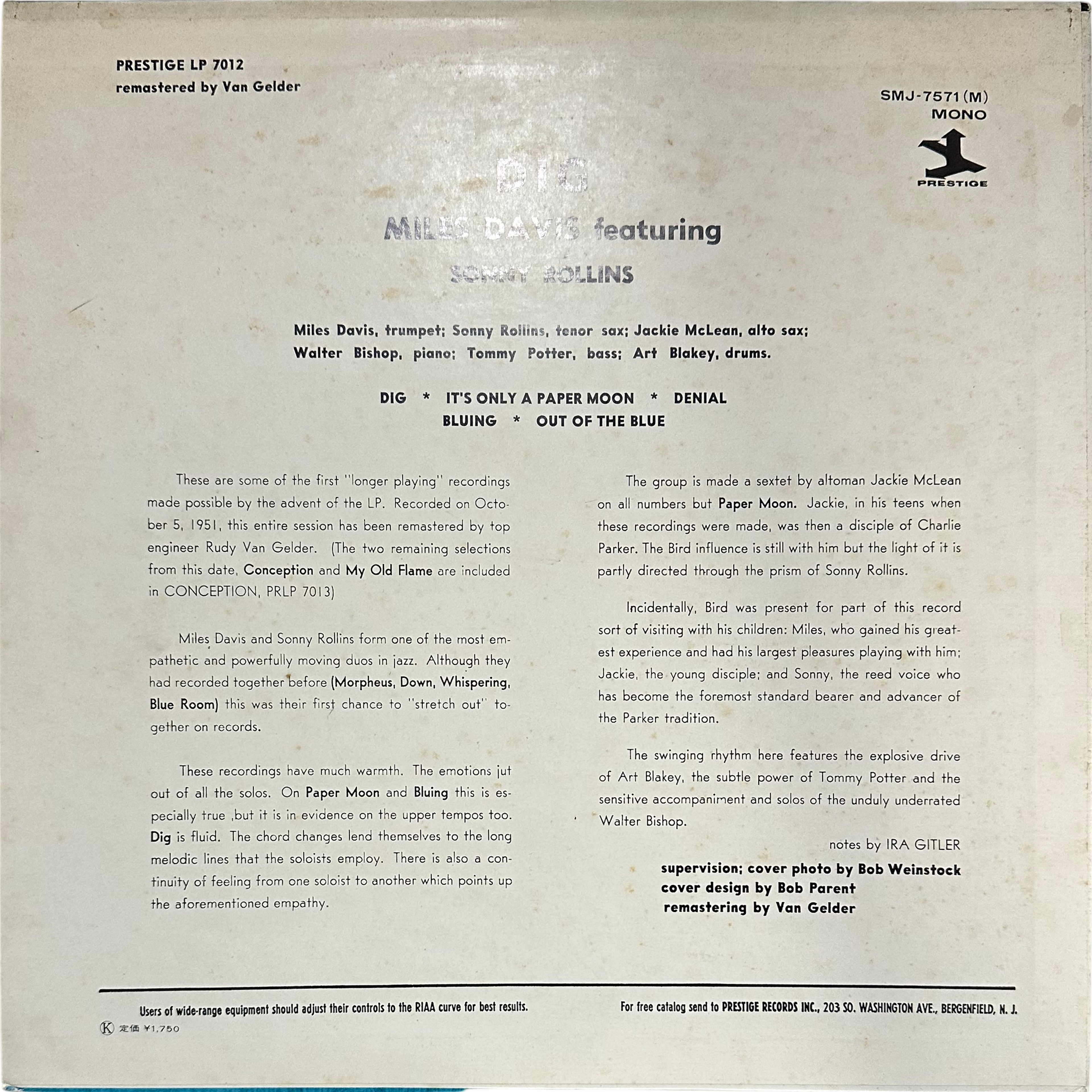 Miles Davis,Sonny Rollins — Dig 2