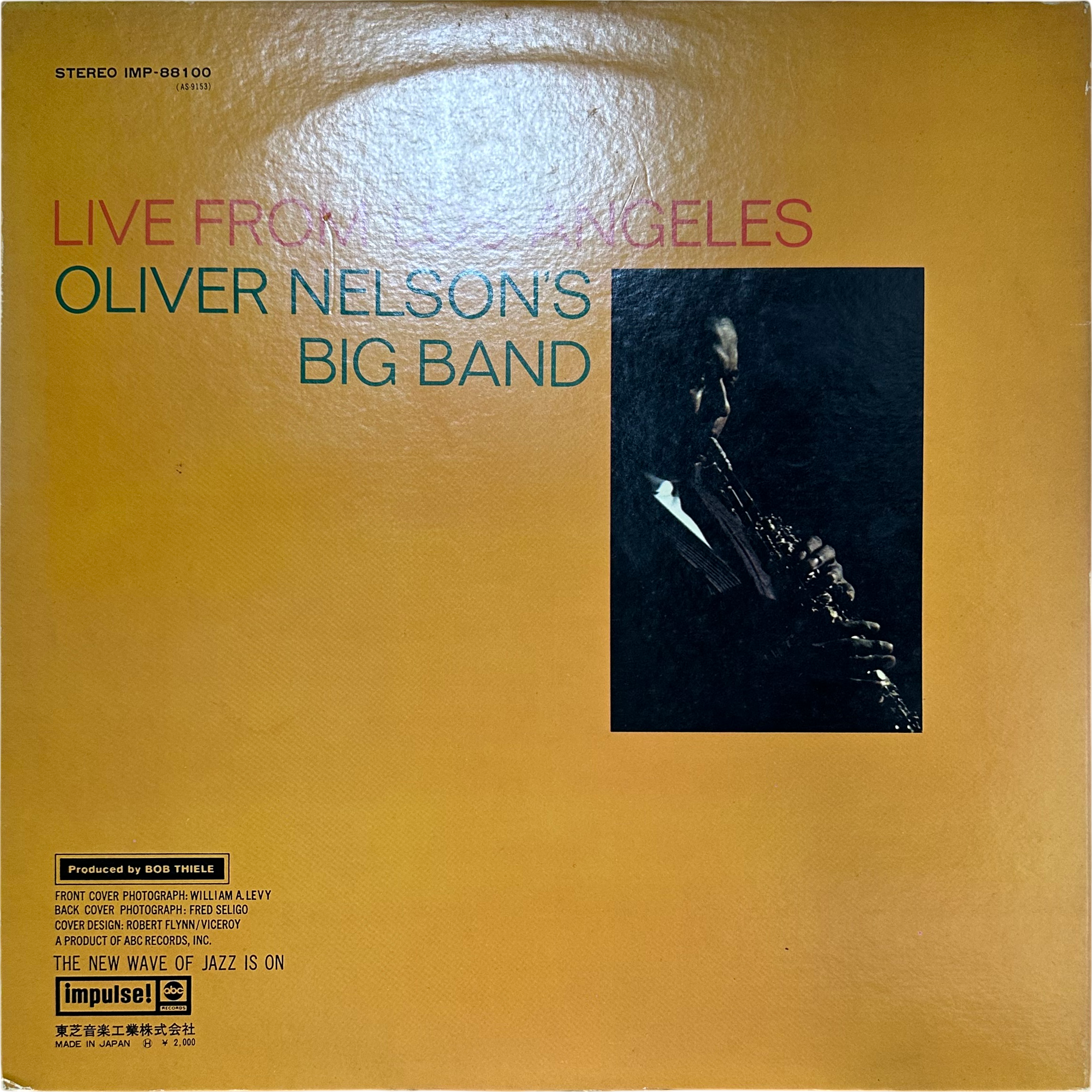 Oliver Nelson's Big Band — Live From Los Angeles 2