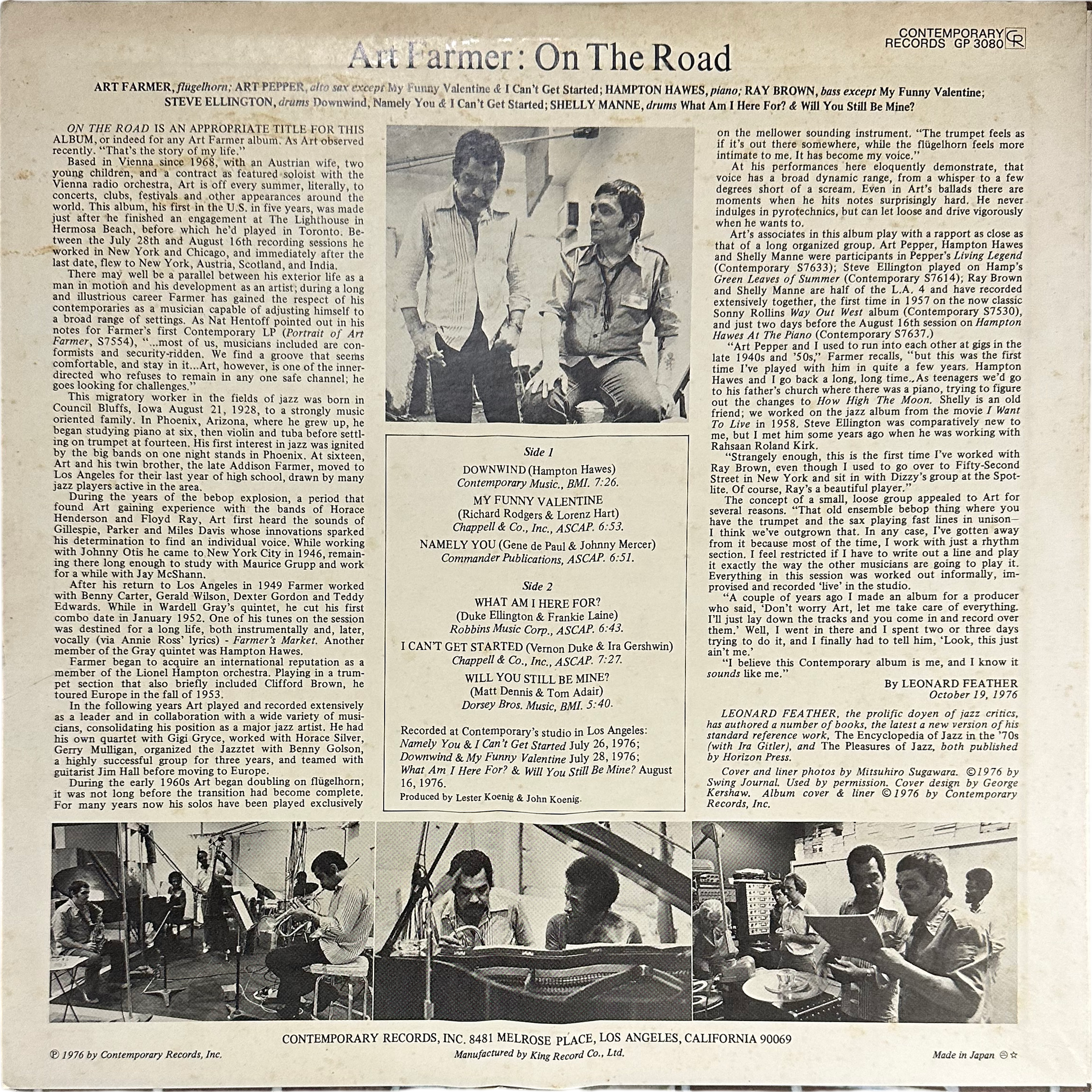 Art Farmer — On The Road 2