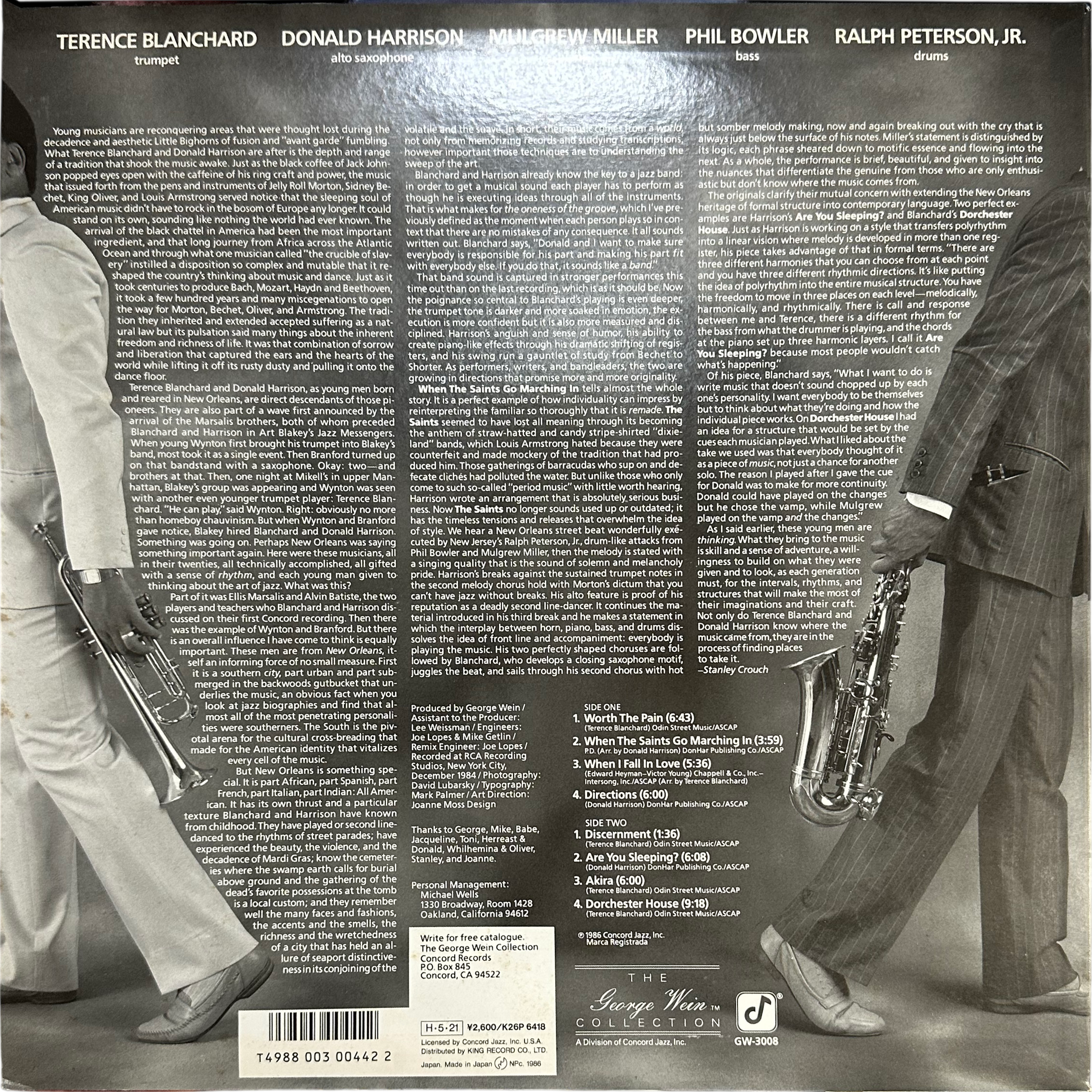 Donald Harrison,Terence Blanchard — Discernment 2