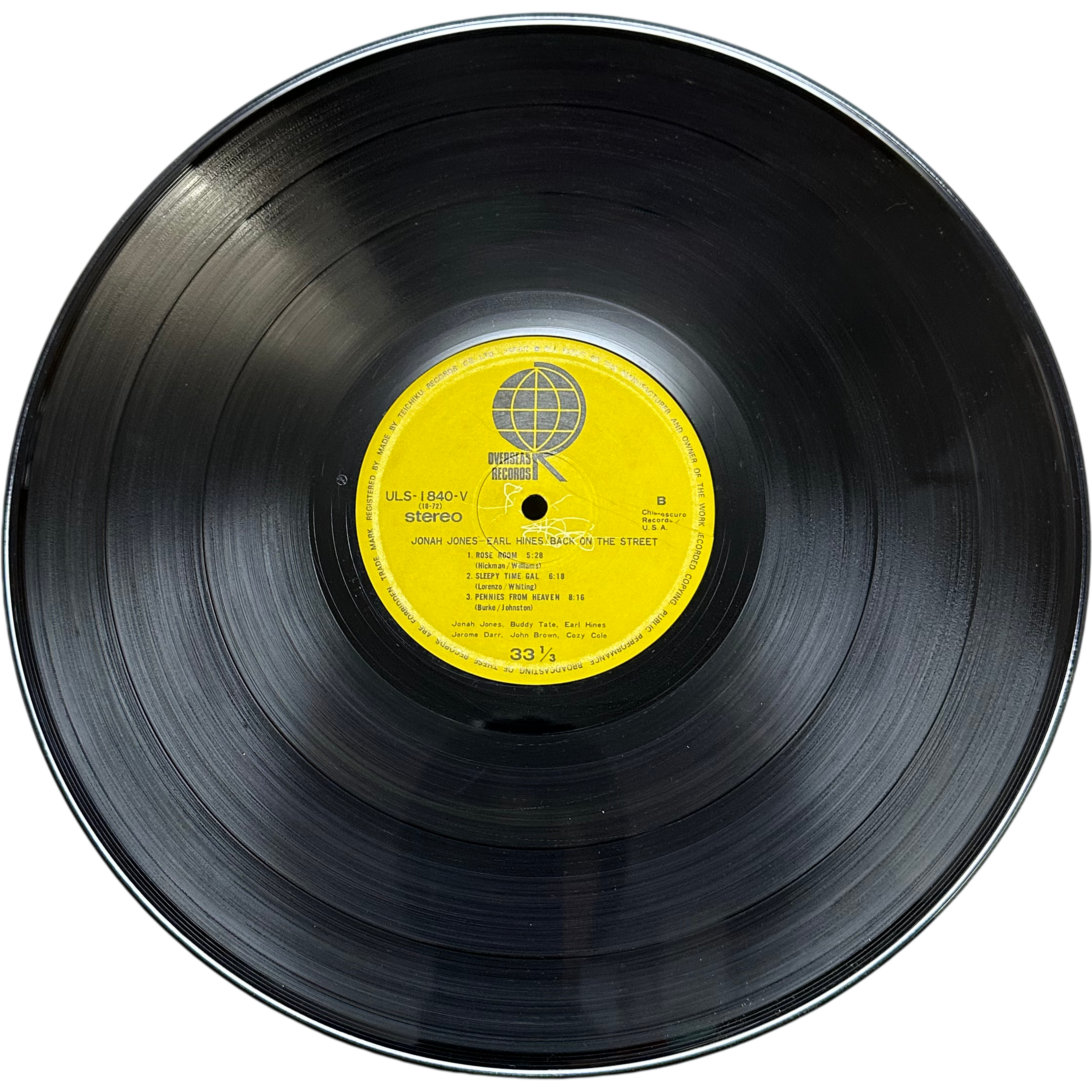 Buddy Tate,Cozy Cole,Earl Hines,Jonah Jones — Back On The Street 3