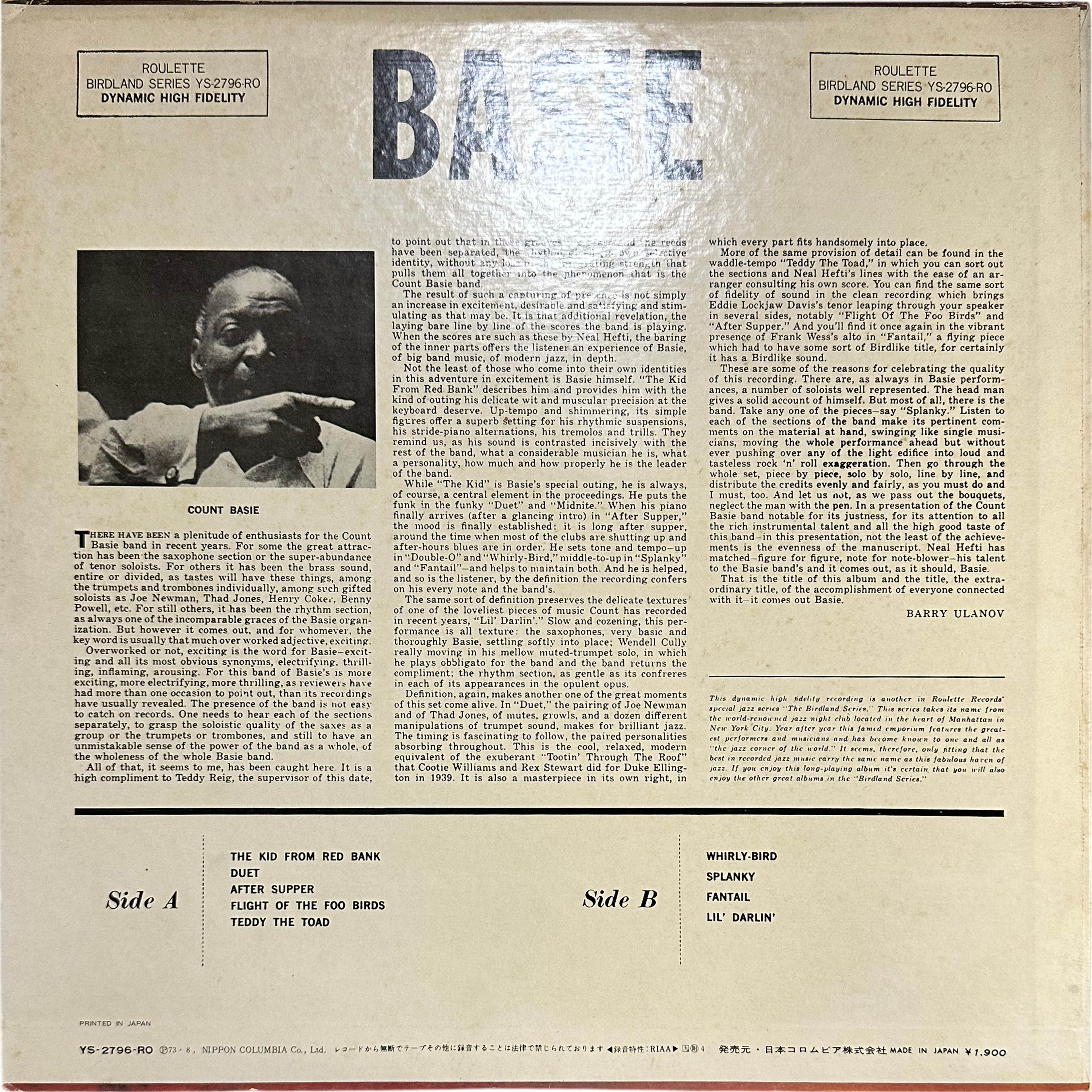 Count Basie Orchestra,Neal Hefti — Basie 2