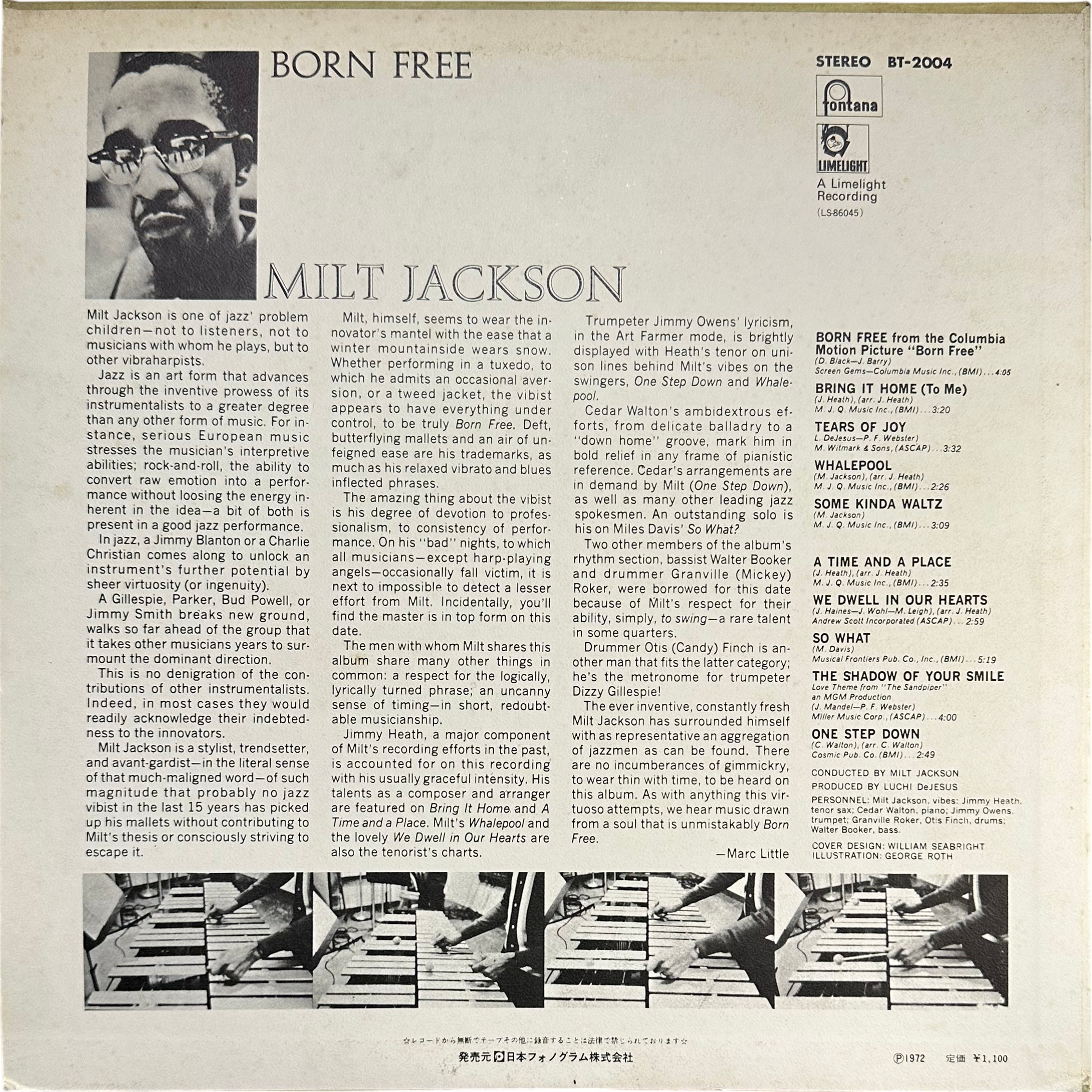 Milt Jackson — Born Free 2