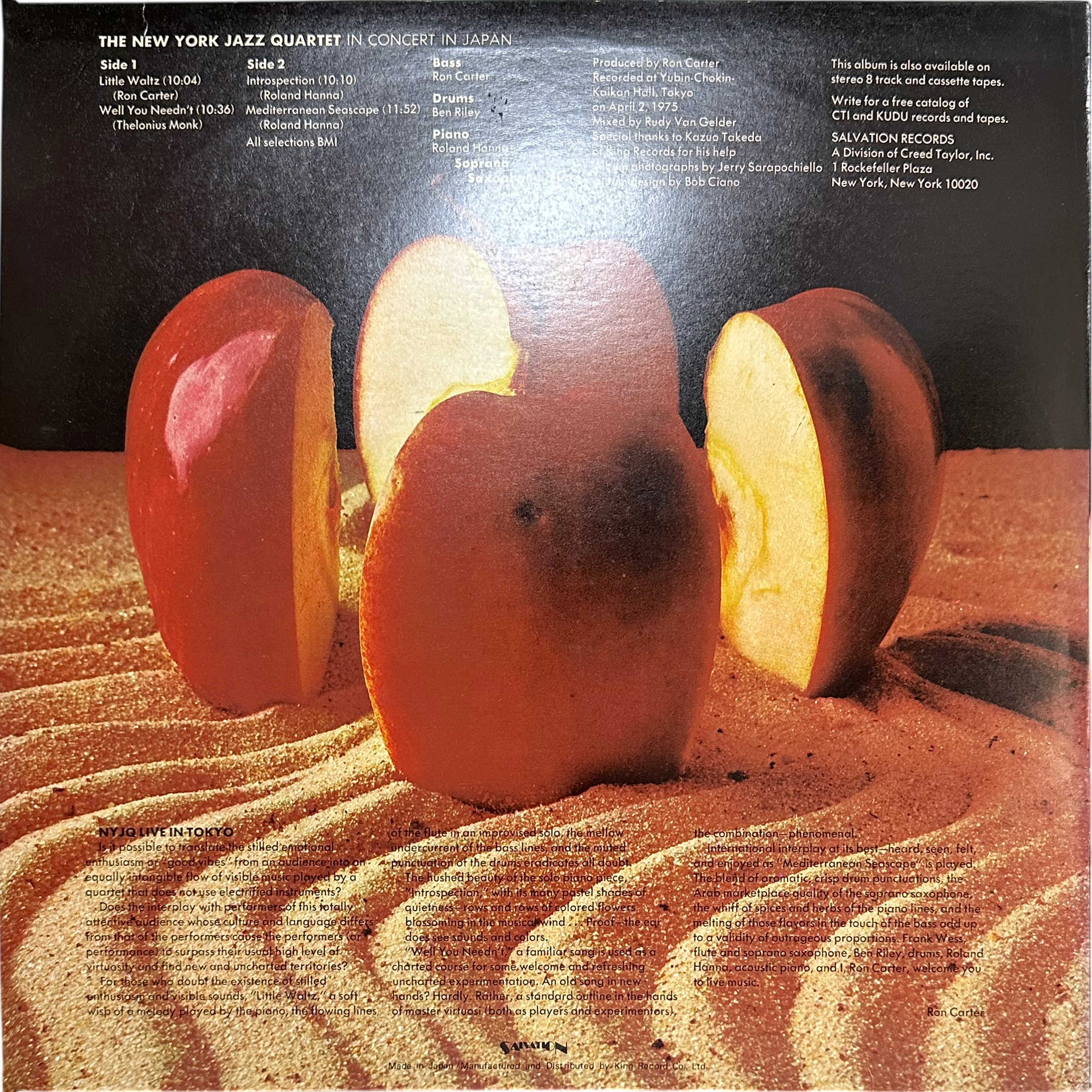 New York Jazz Quartet — In Concert In Japan 2