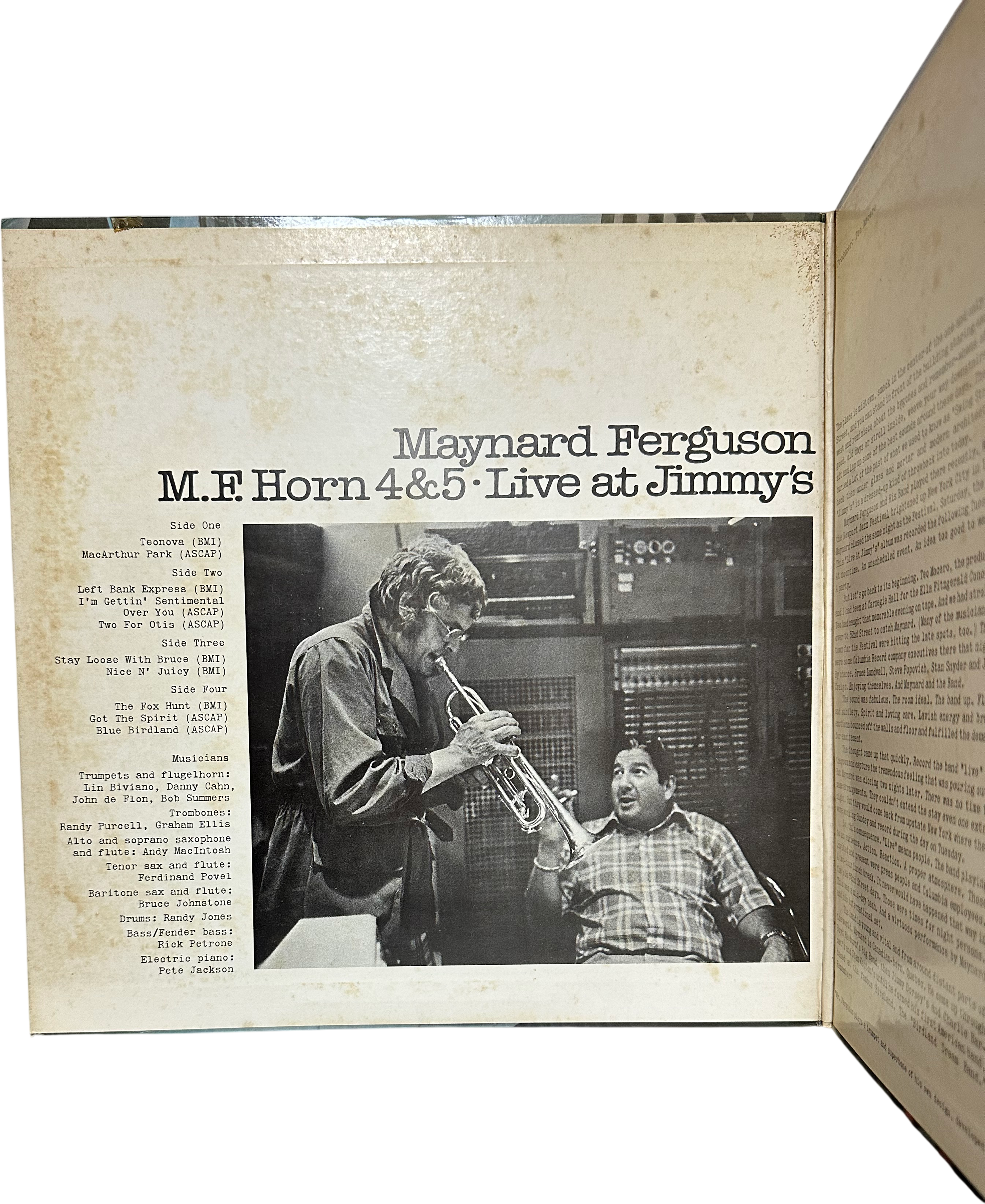 Maynard Ferguson — M.F. Horn 4&5: Live At Jimmy's 3