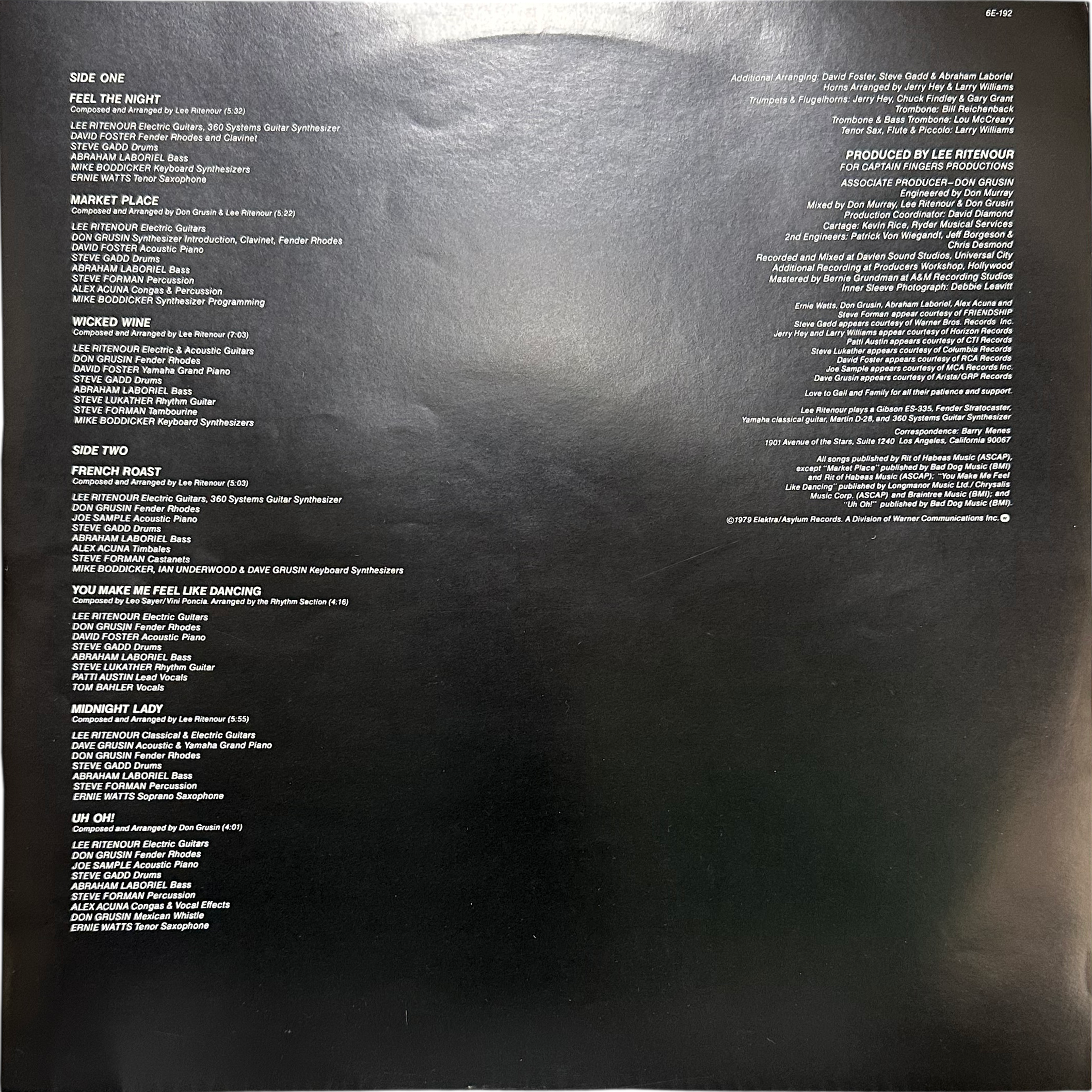 Lee Ritenour — Feel The Night 5