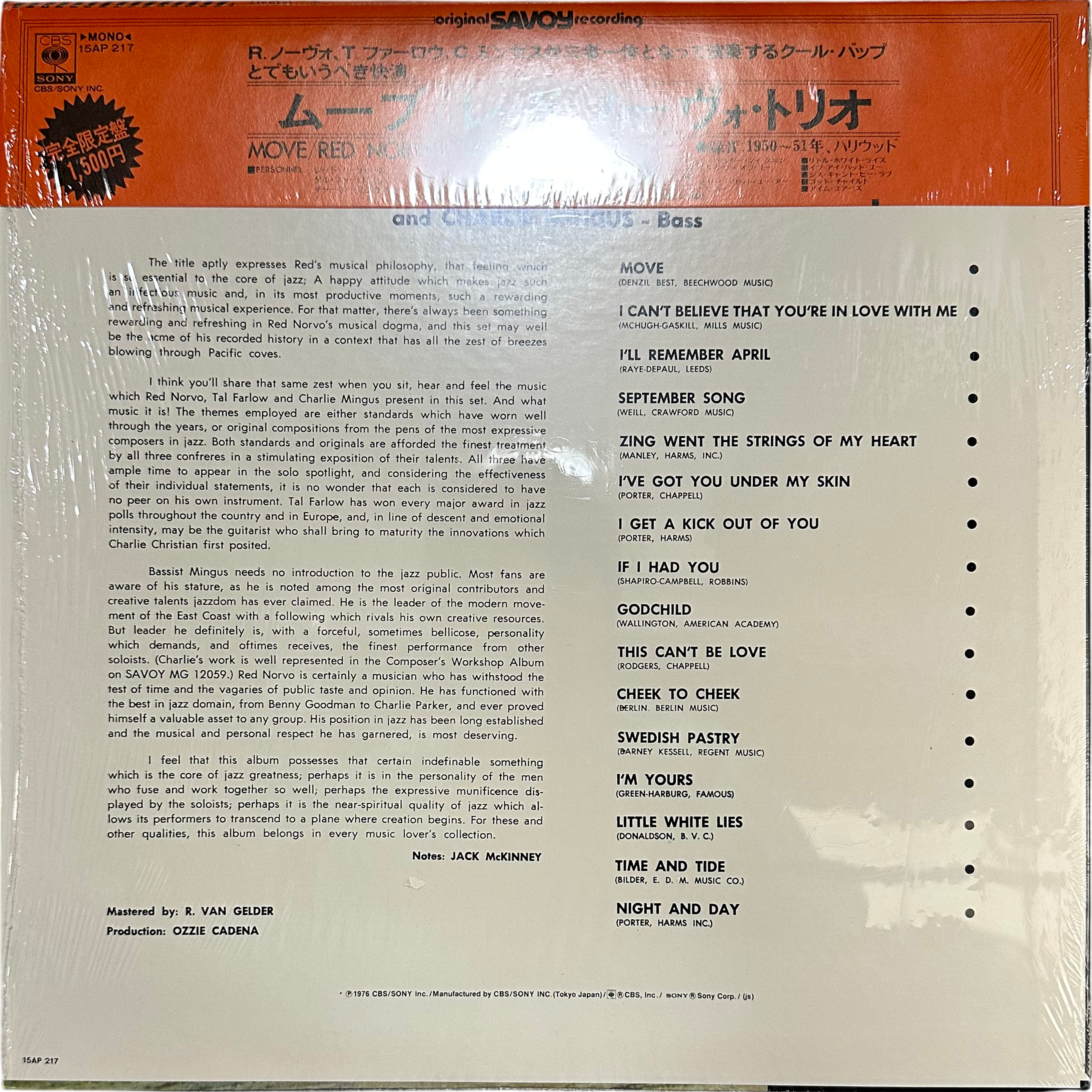 Charles Mingus,Tal Farlow,The Red Norvo Trio — Move! 2