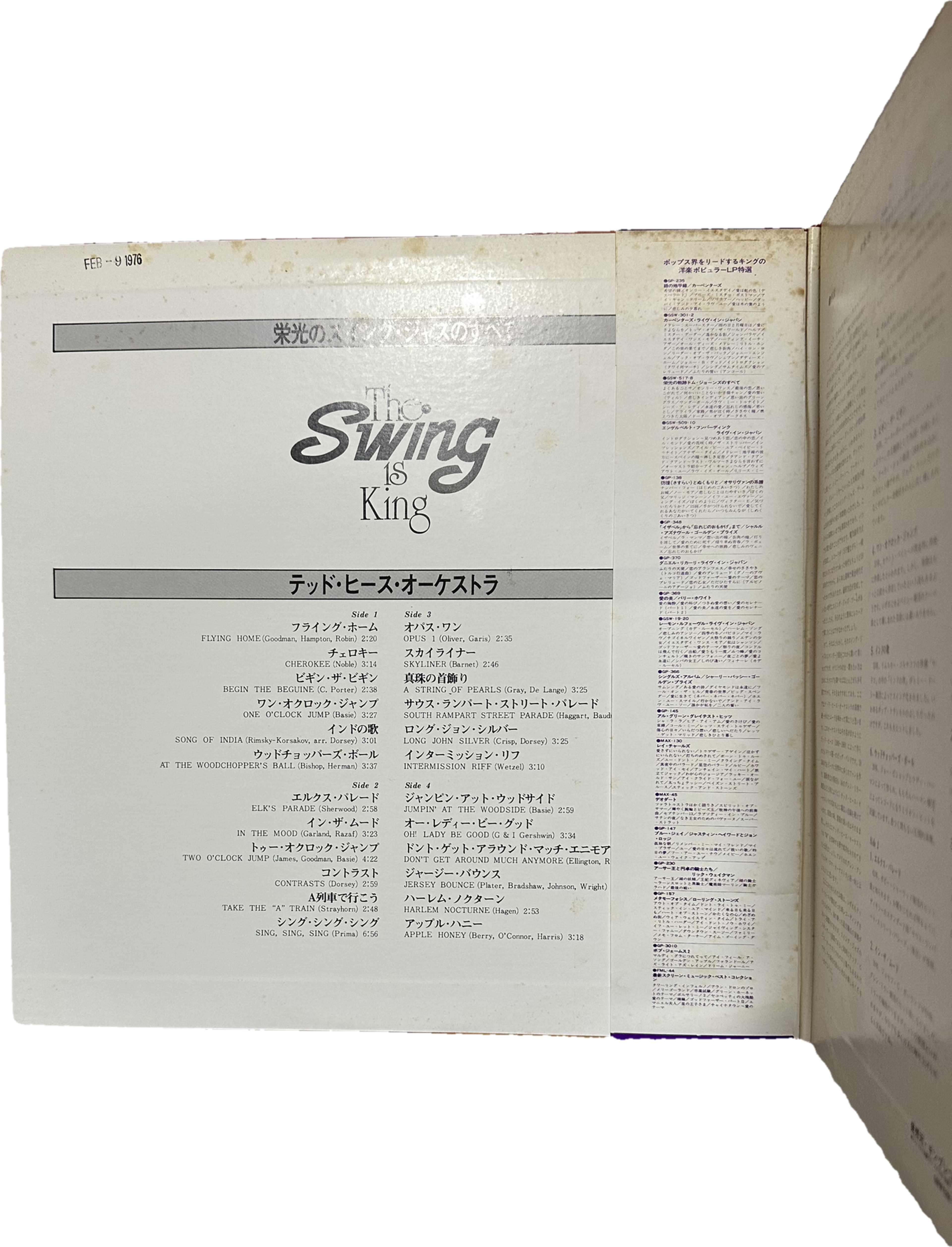 Ted Heath And His Music — Swing Is King 3