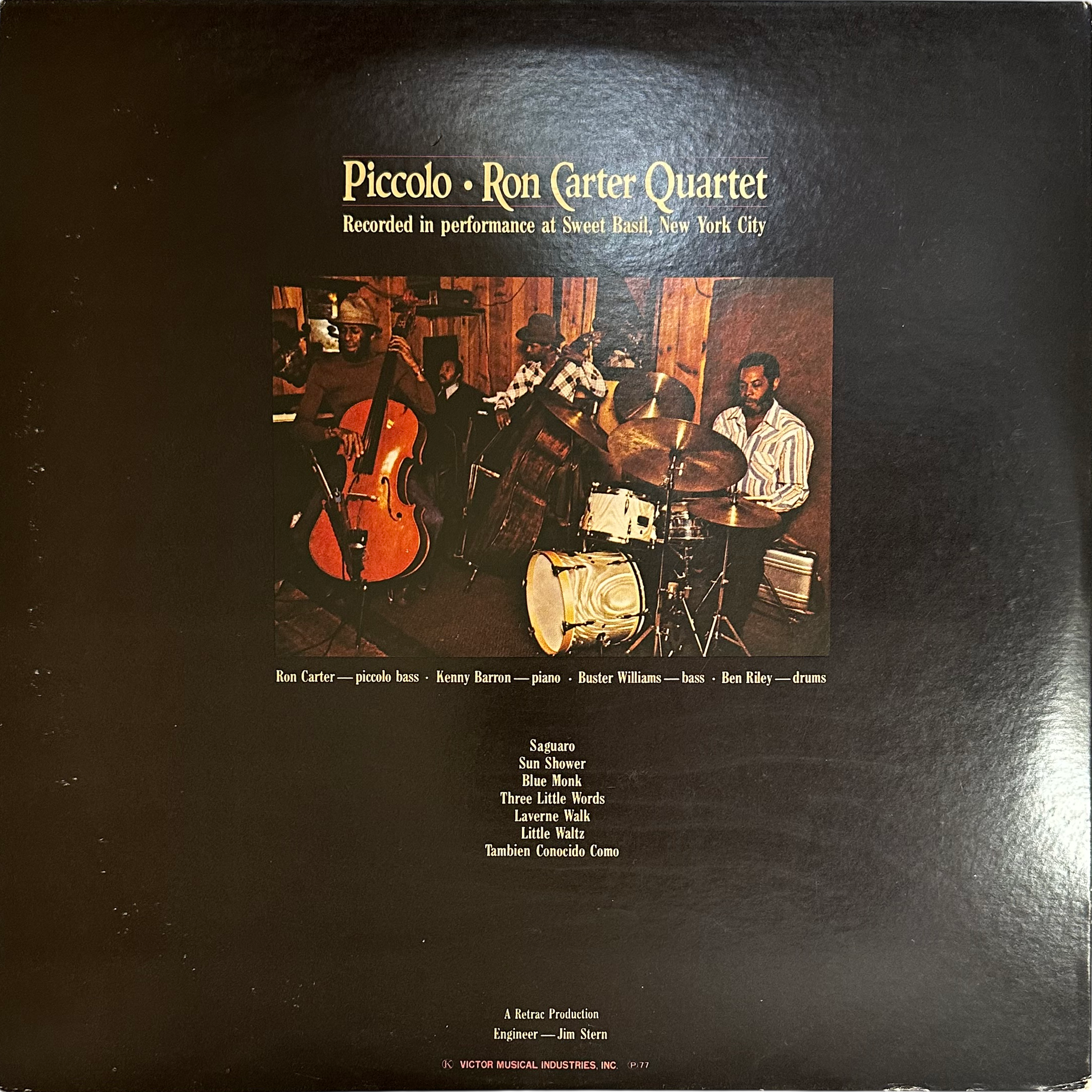 Ron Carter,Ron Carter Quartet — Piccolo = ピッコロ 2