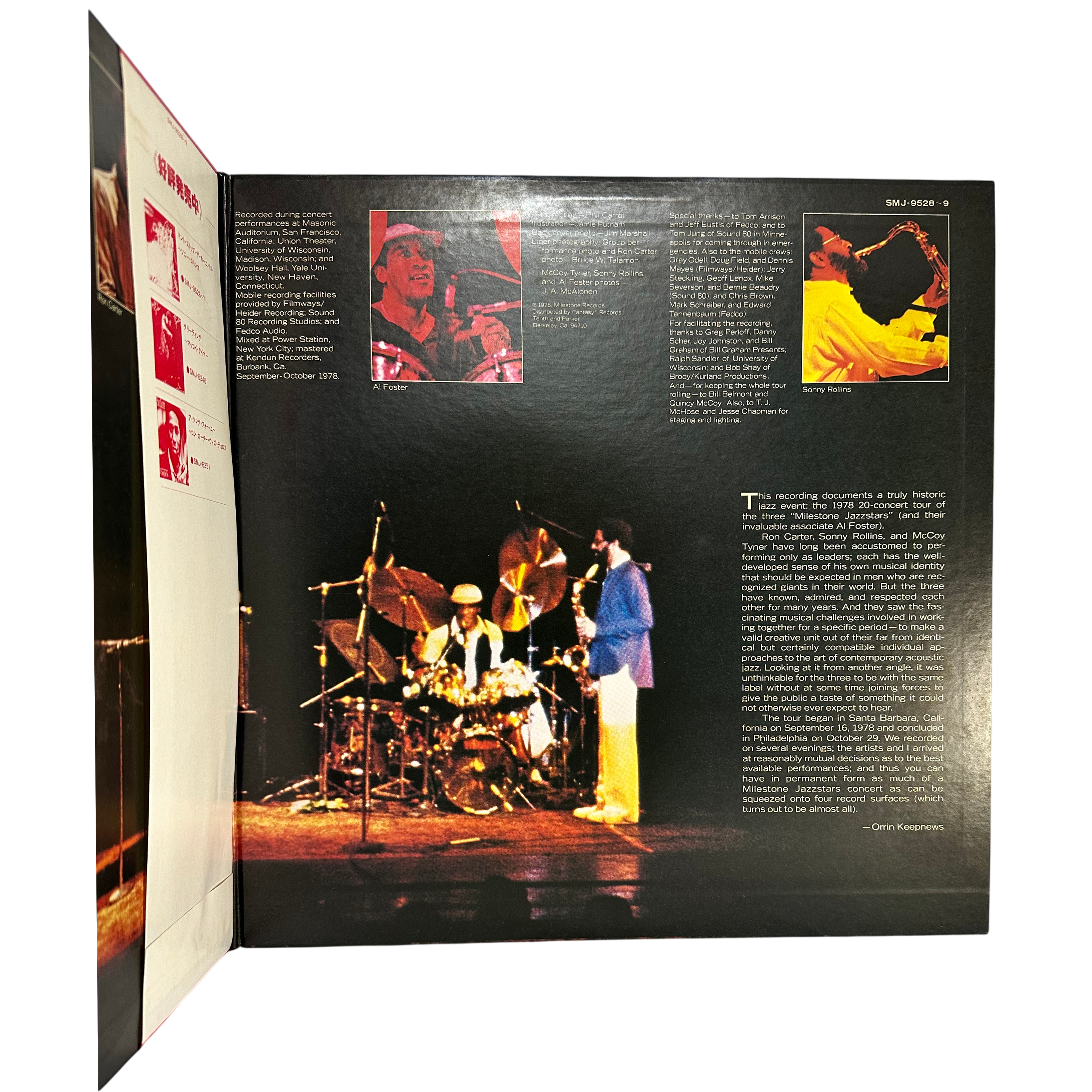 McCoy Tyner,Ron Carter,Sonny Rollins — Milestone Jazzstars In Concert 4