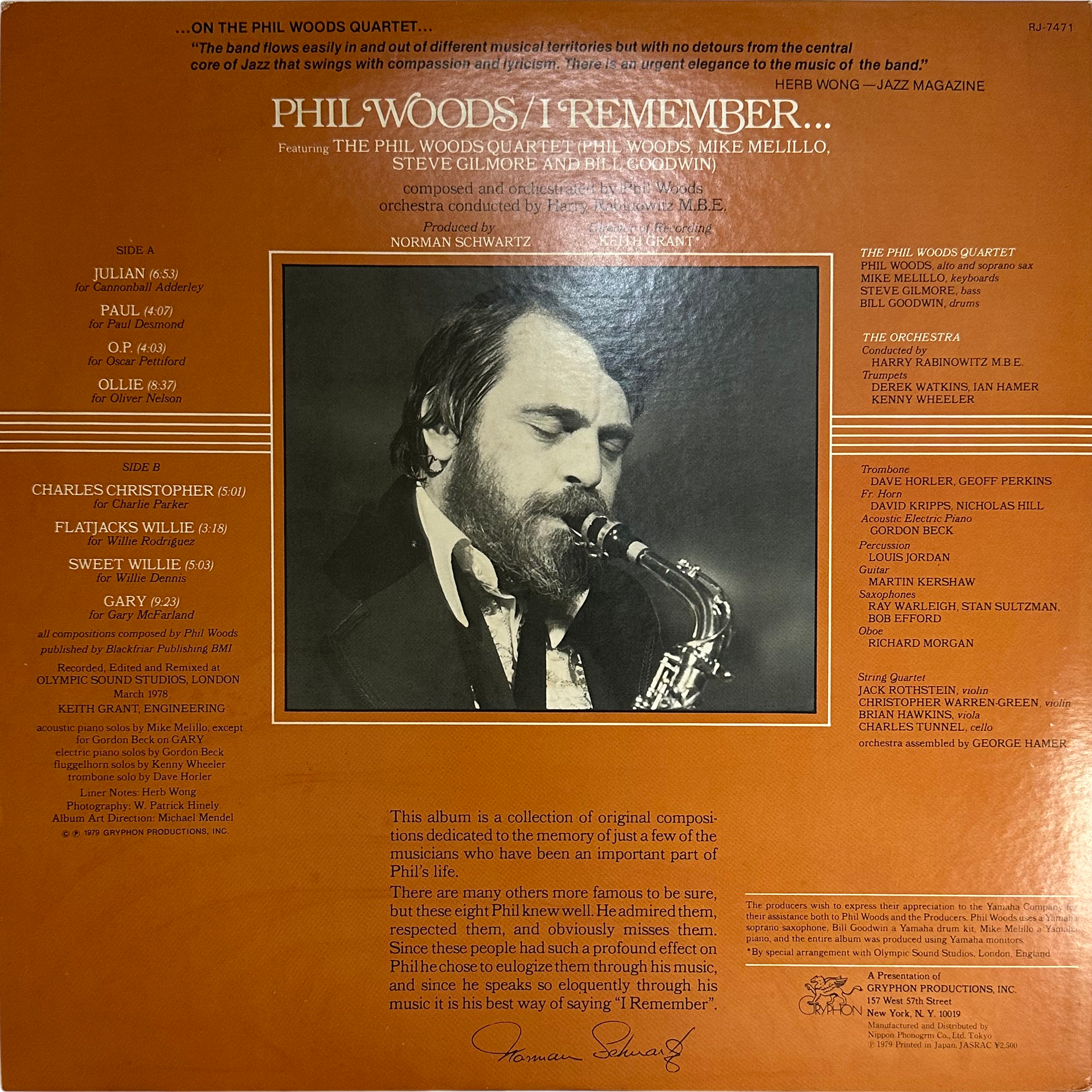 Phil Woods — I Remember 2