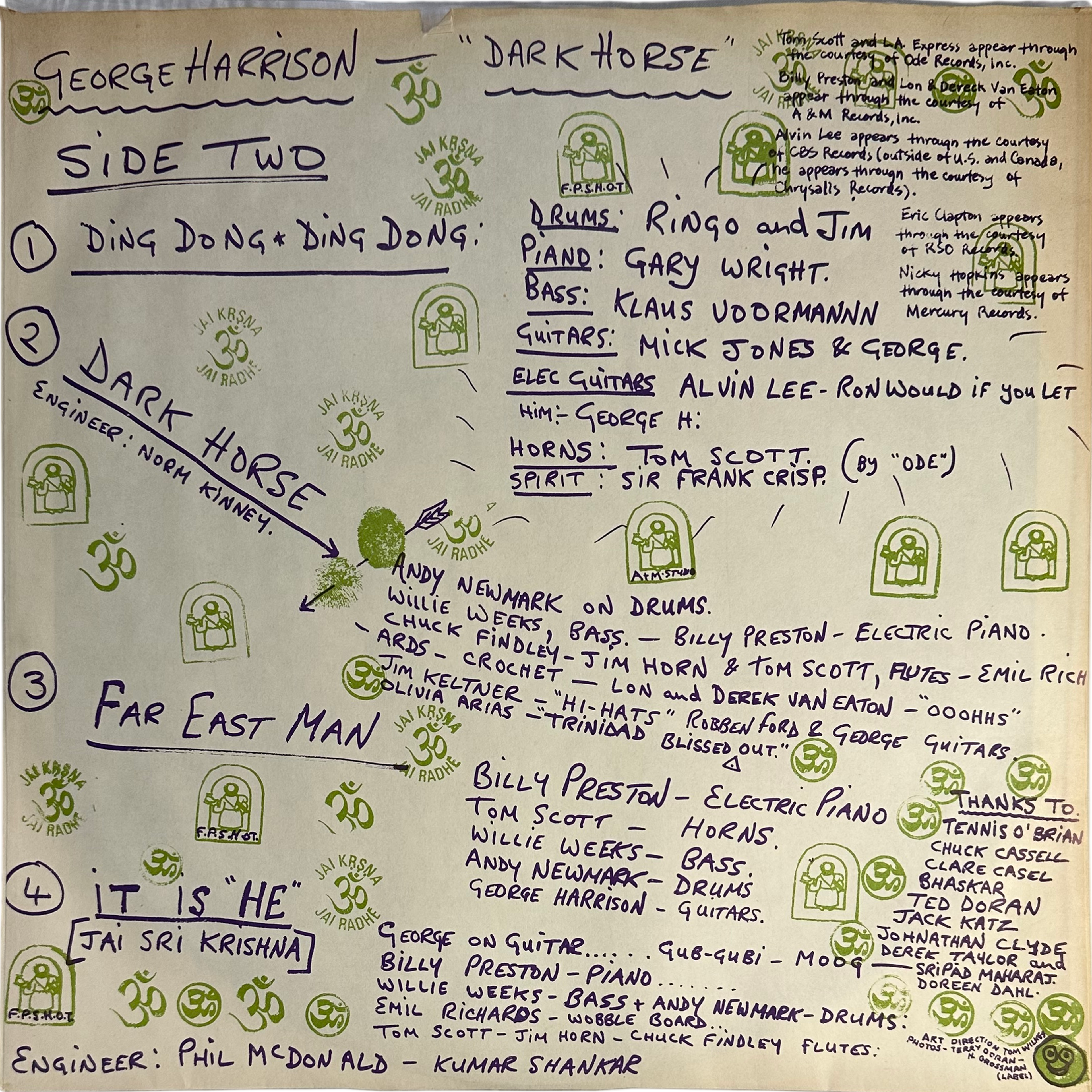 George Harrison — Dark Horse 5