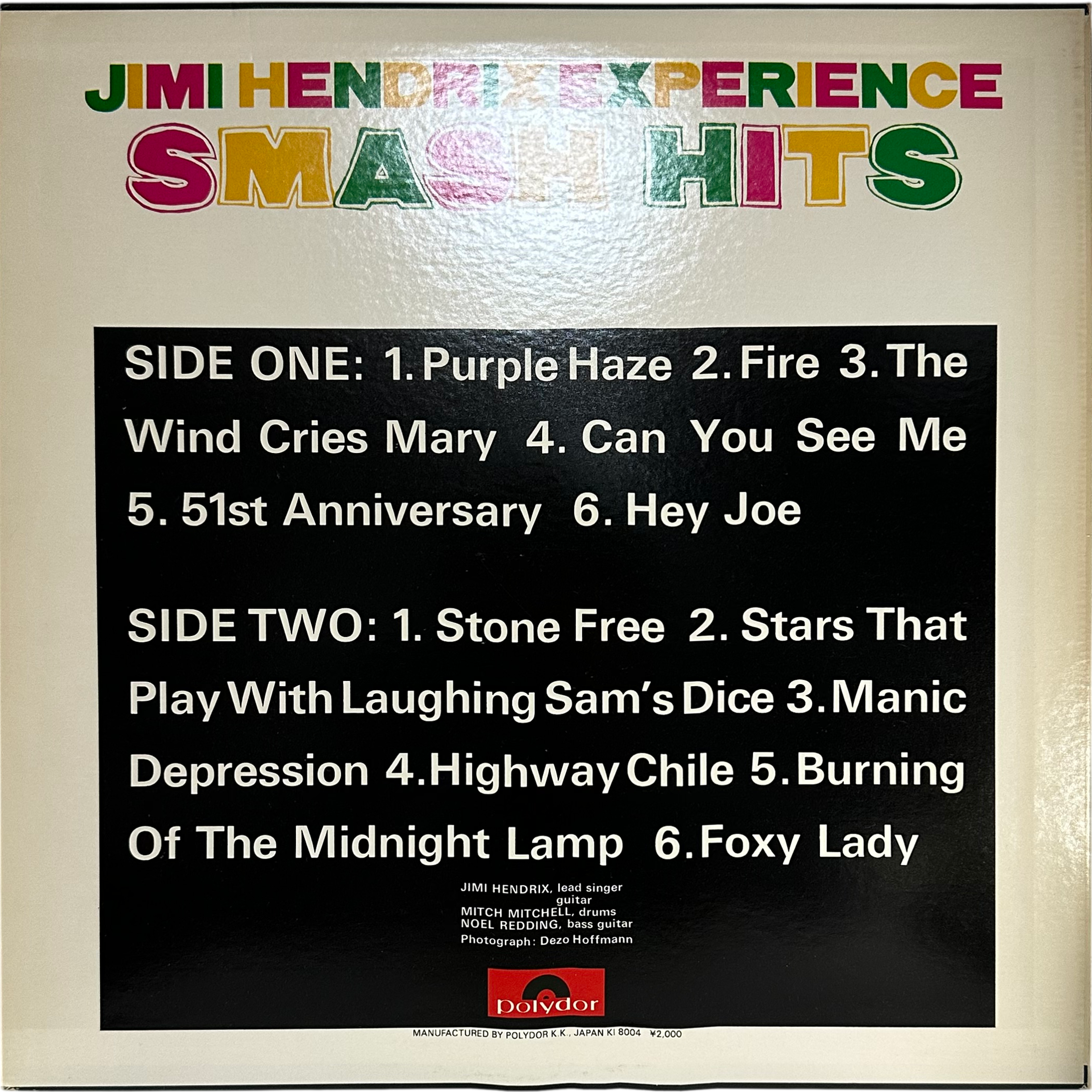 The Jimi Hendrix Experience — Smash Hits 2