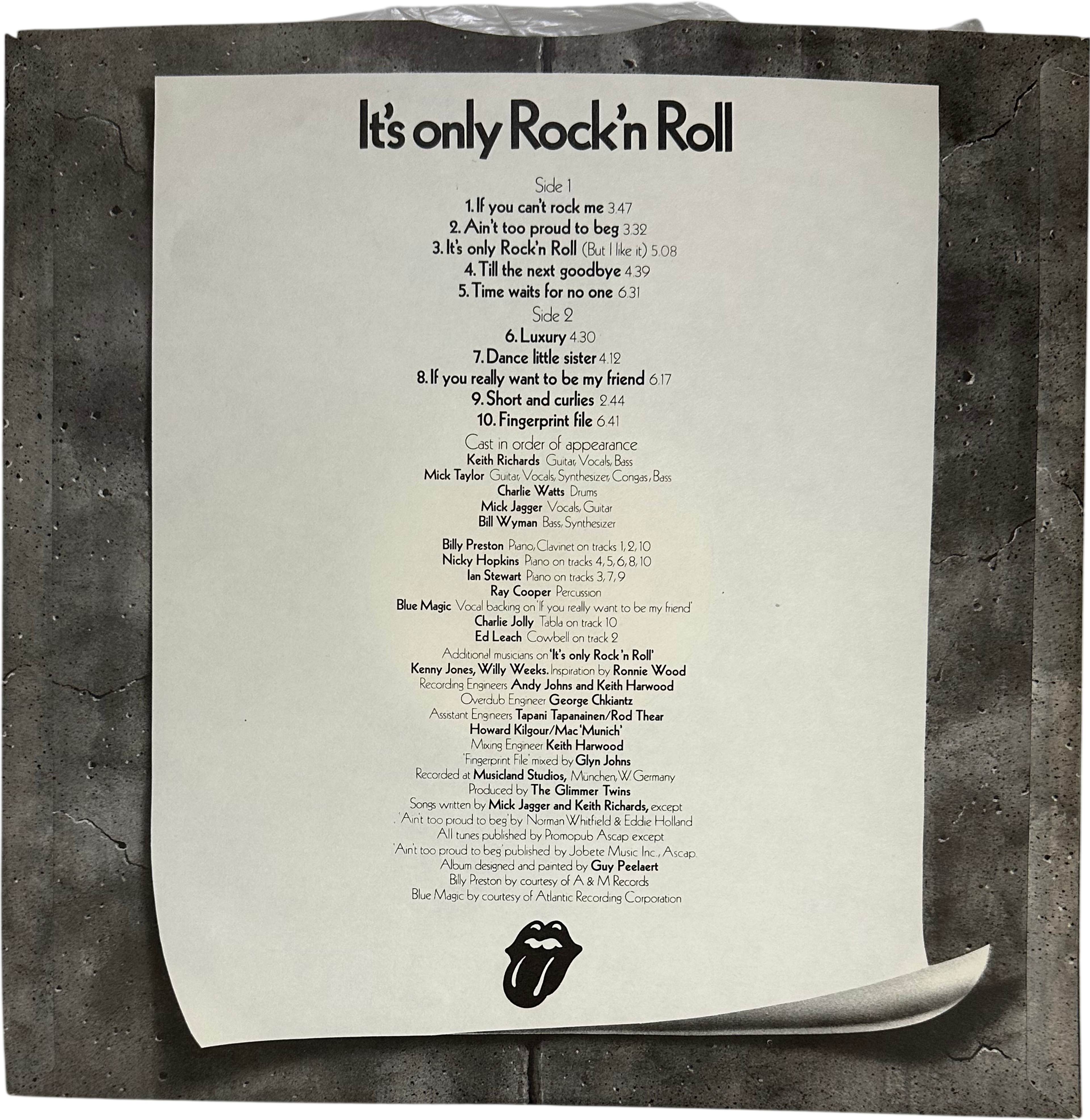 The Rolling Stones — It's Only Rock 'N Roll 4