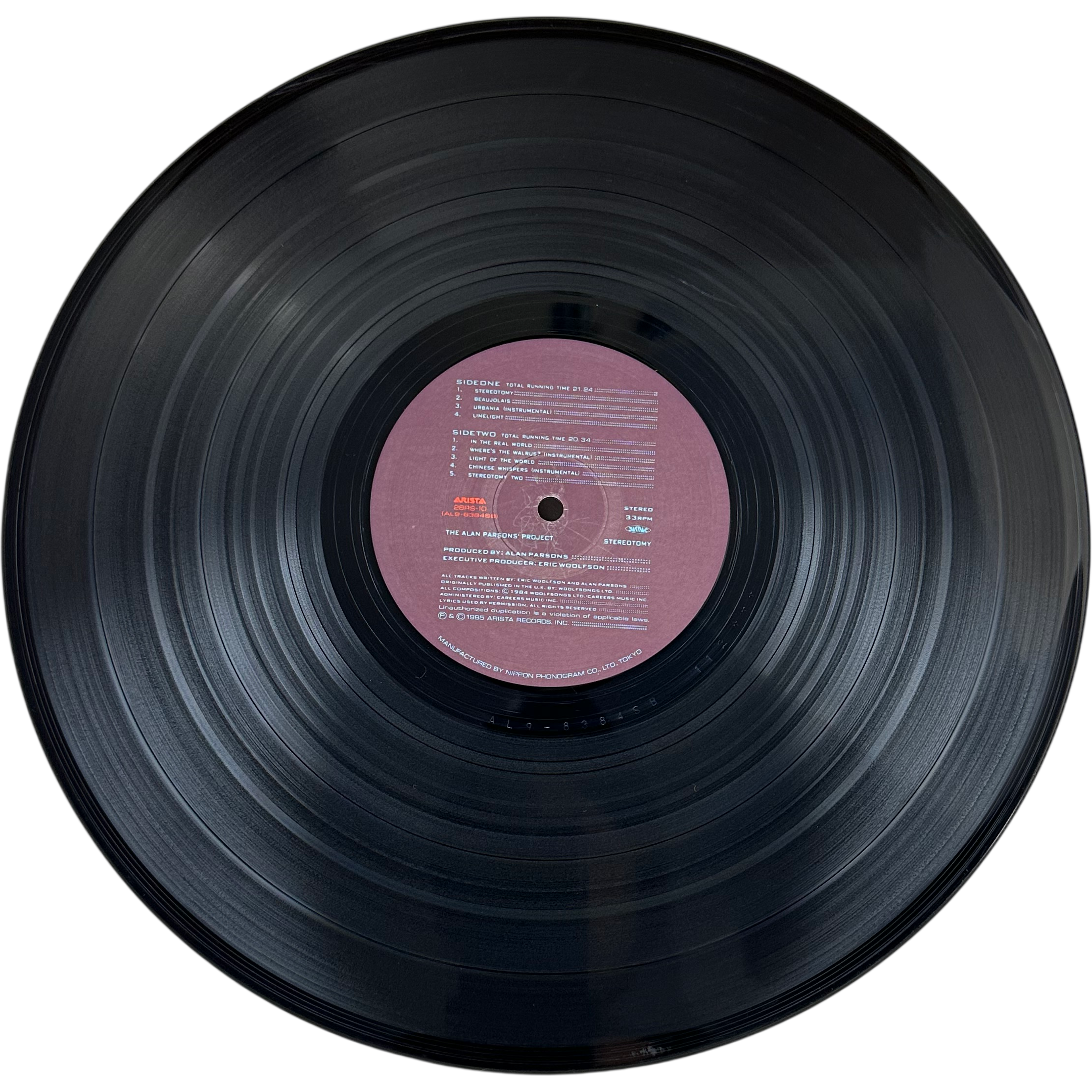 The Alan Parsons Project — Stereotomy 3