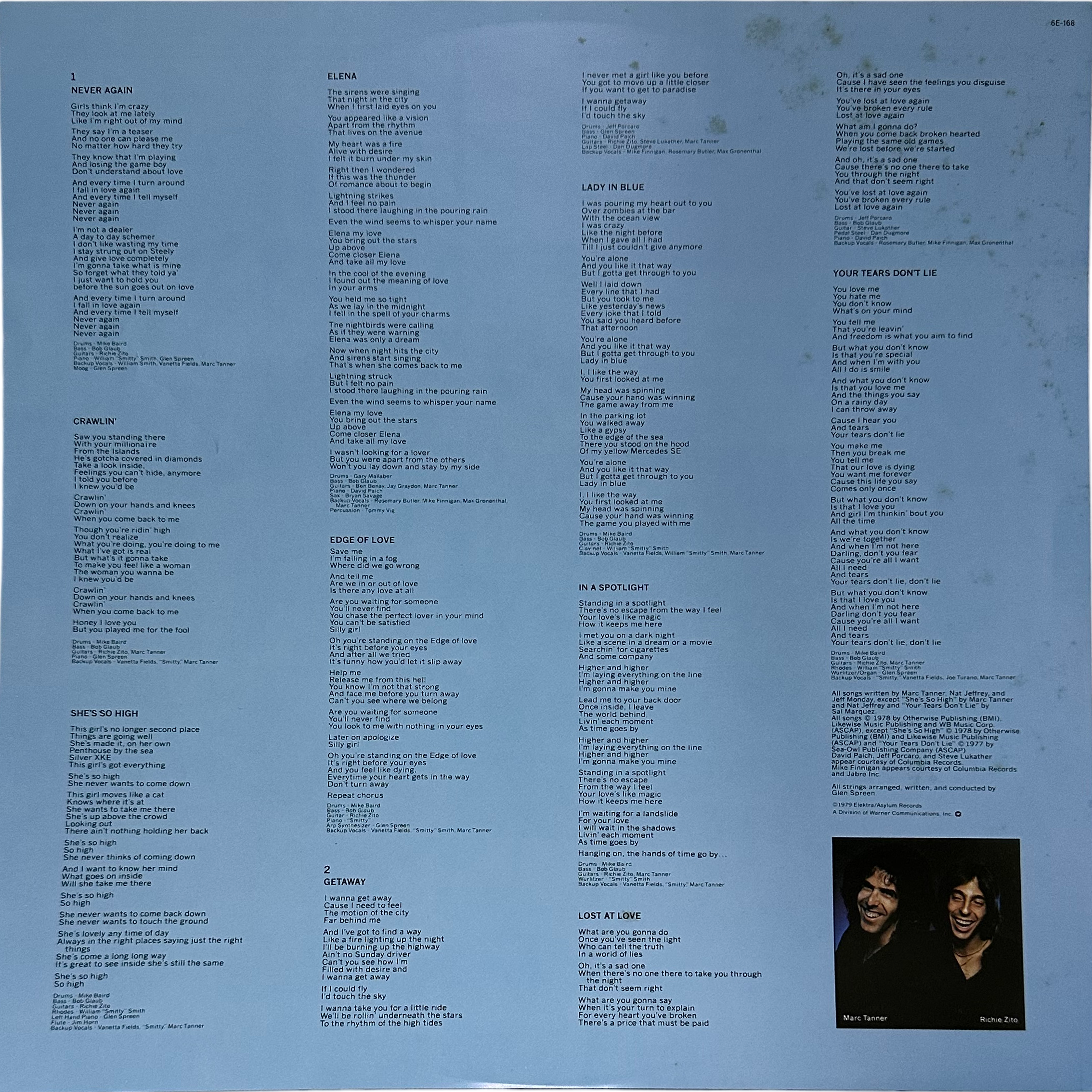 The Marc Tanner Band — No Escape 5