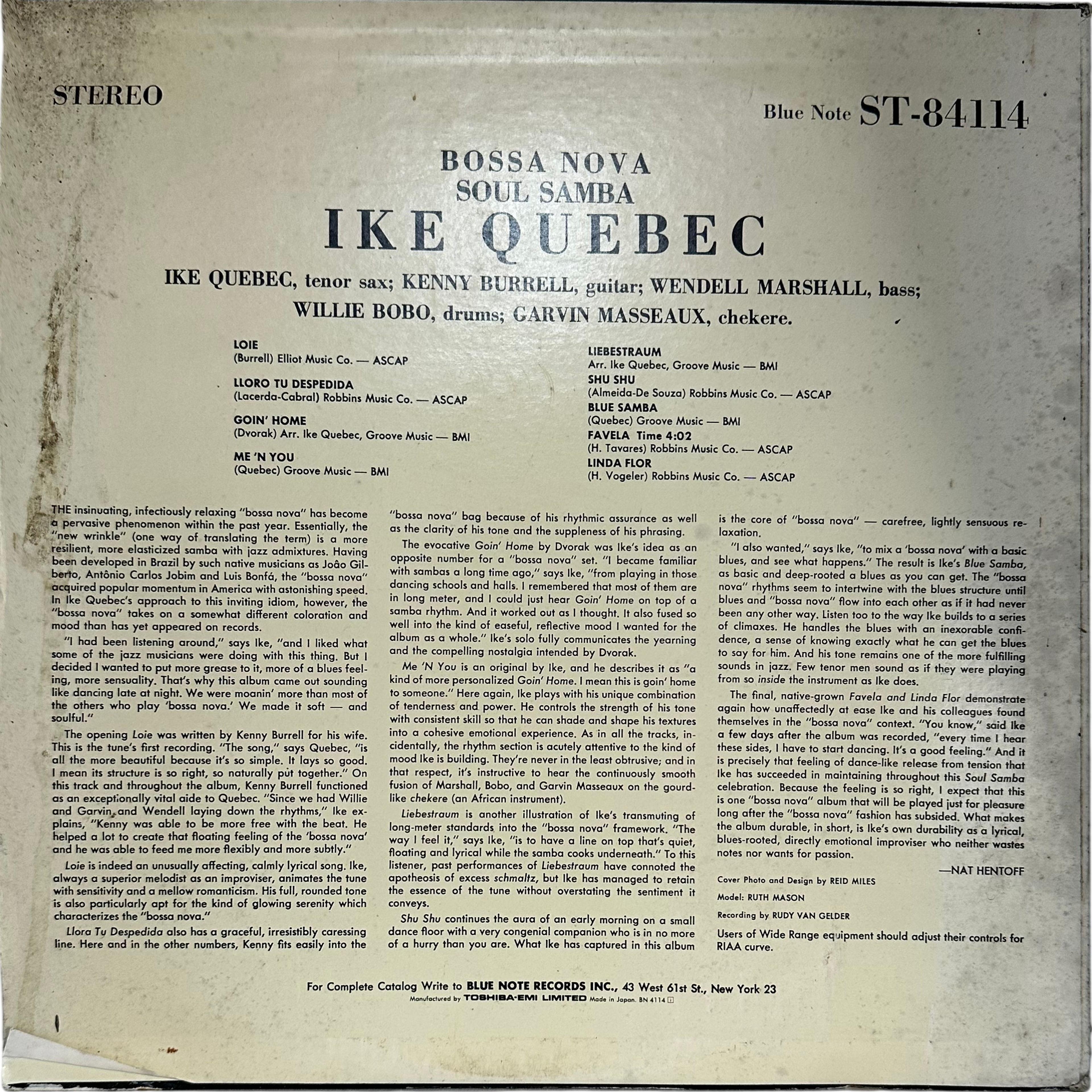 Ike Quebec — Bossa Nova Soul Samba 2