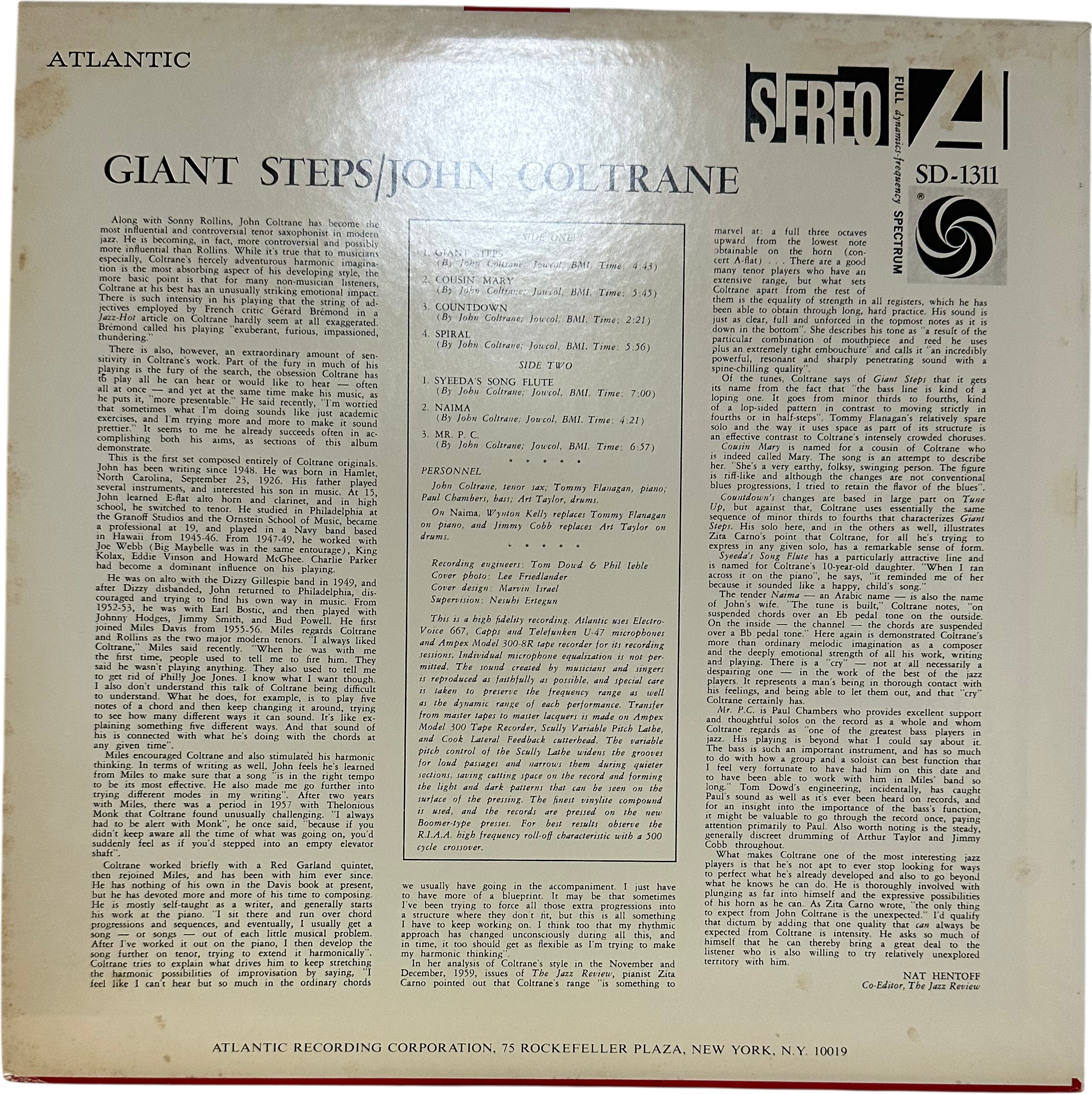 John Coltrane — Giant Steps = ジャイアント・ステップス 2