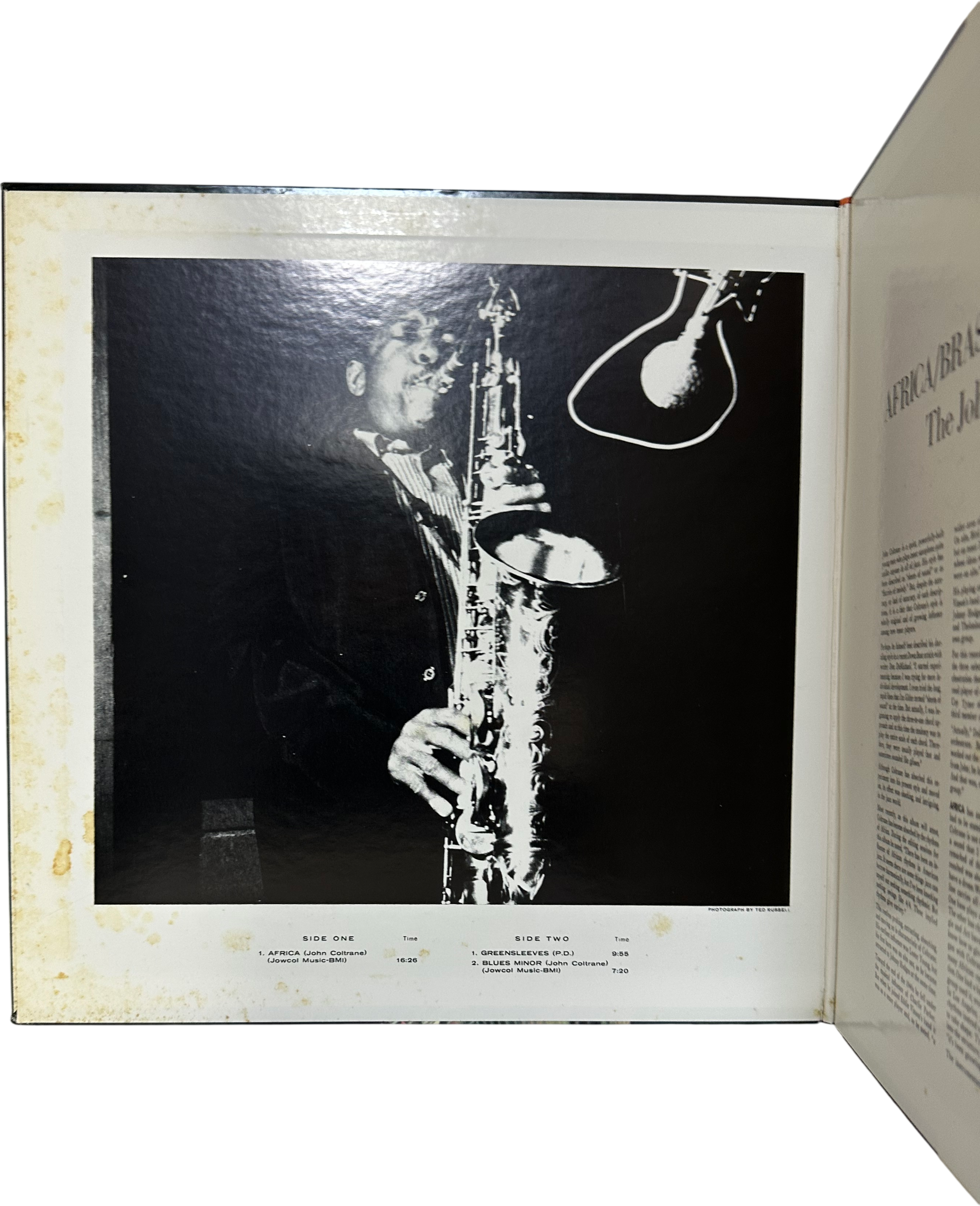 The John Coltrane Quartet — Africa / Brass 3