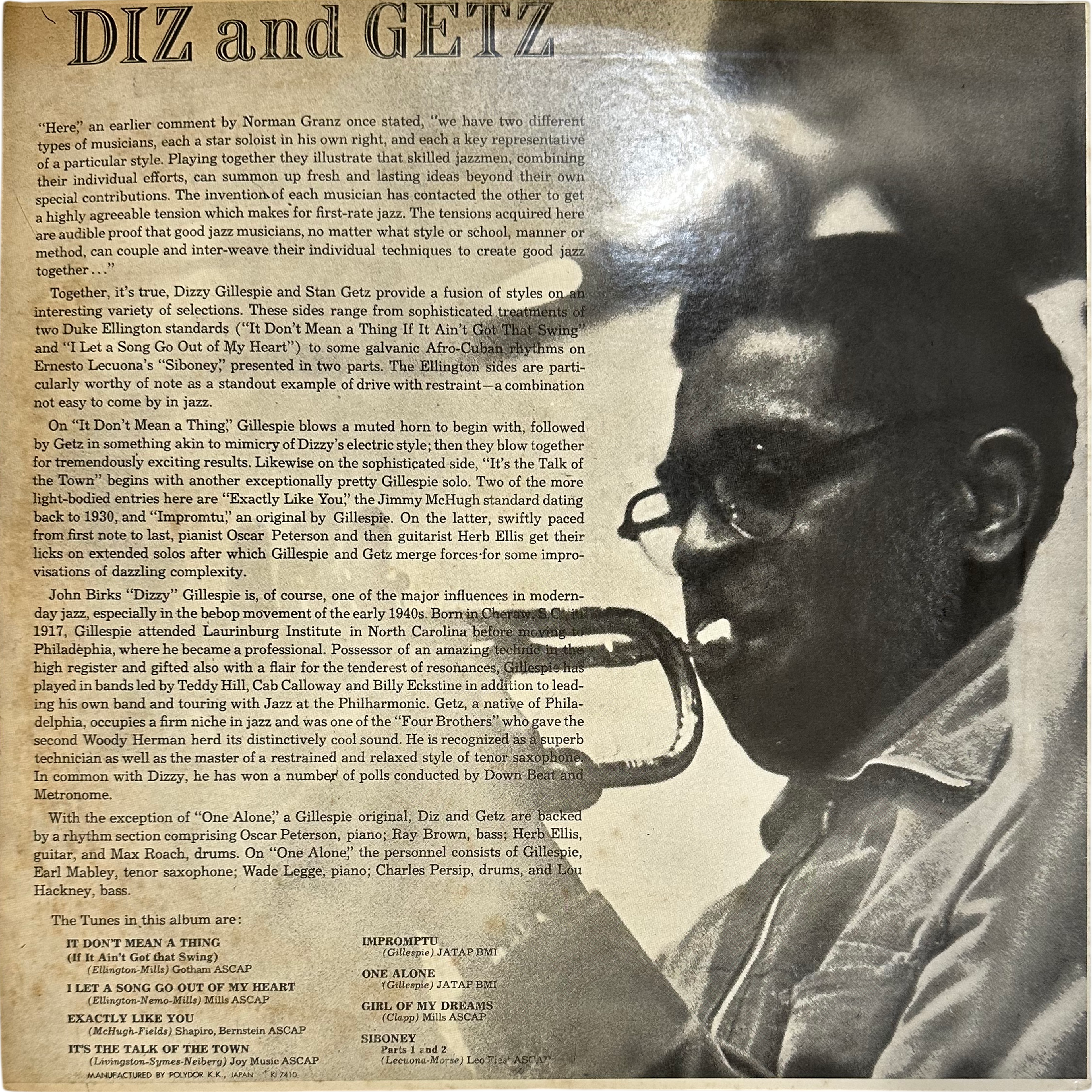Dizzy Gillespie,Stan Getz — Diz And Getz 2