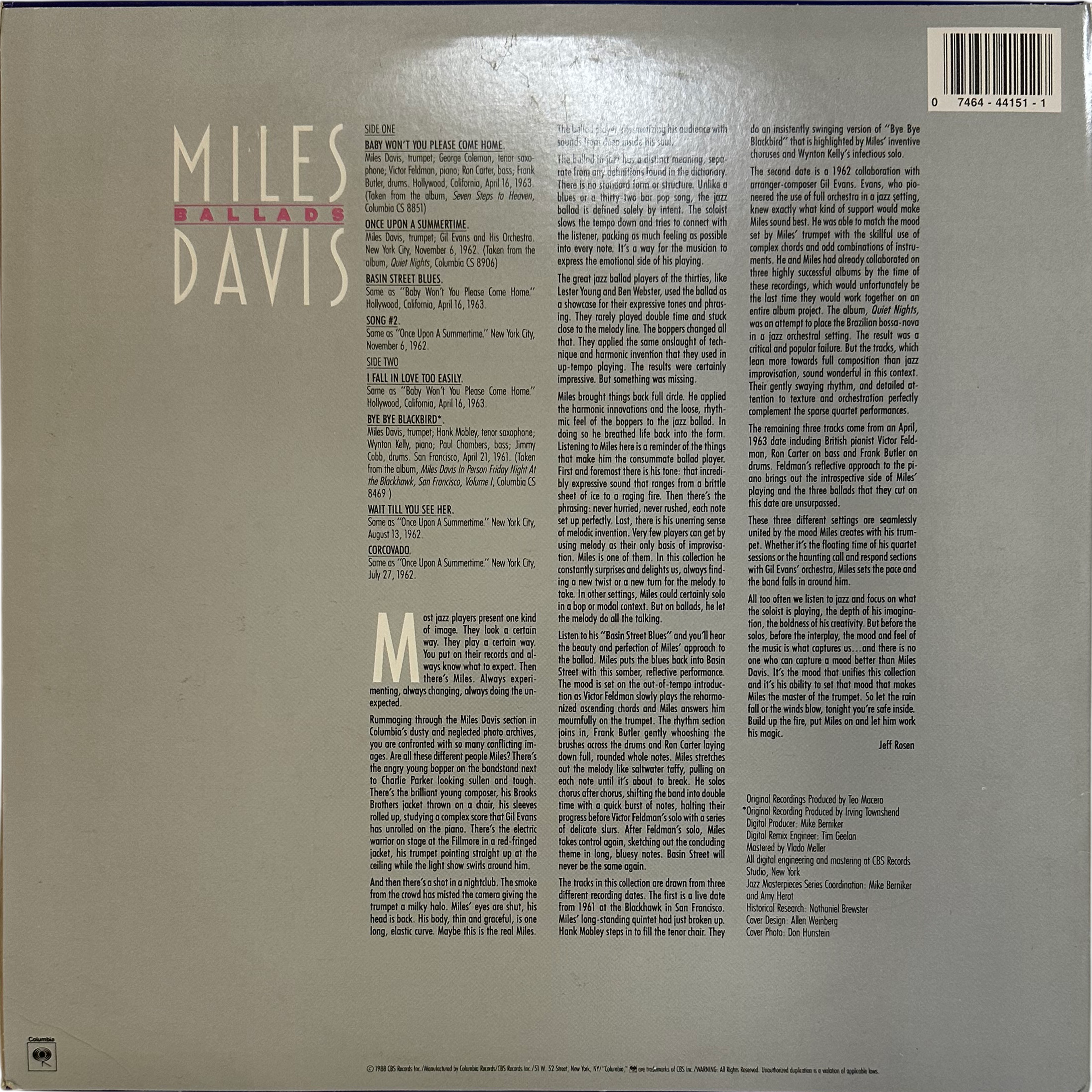 Miles Davis — Ballads 2