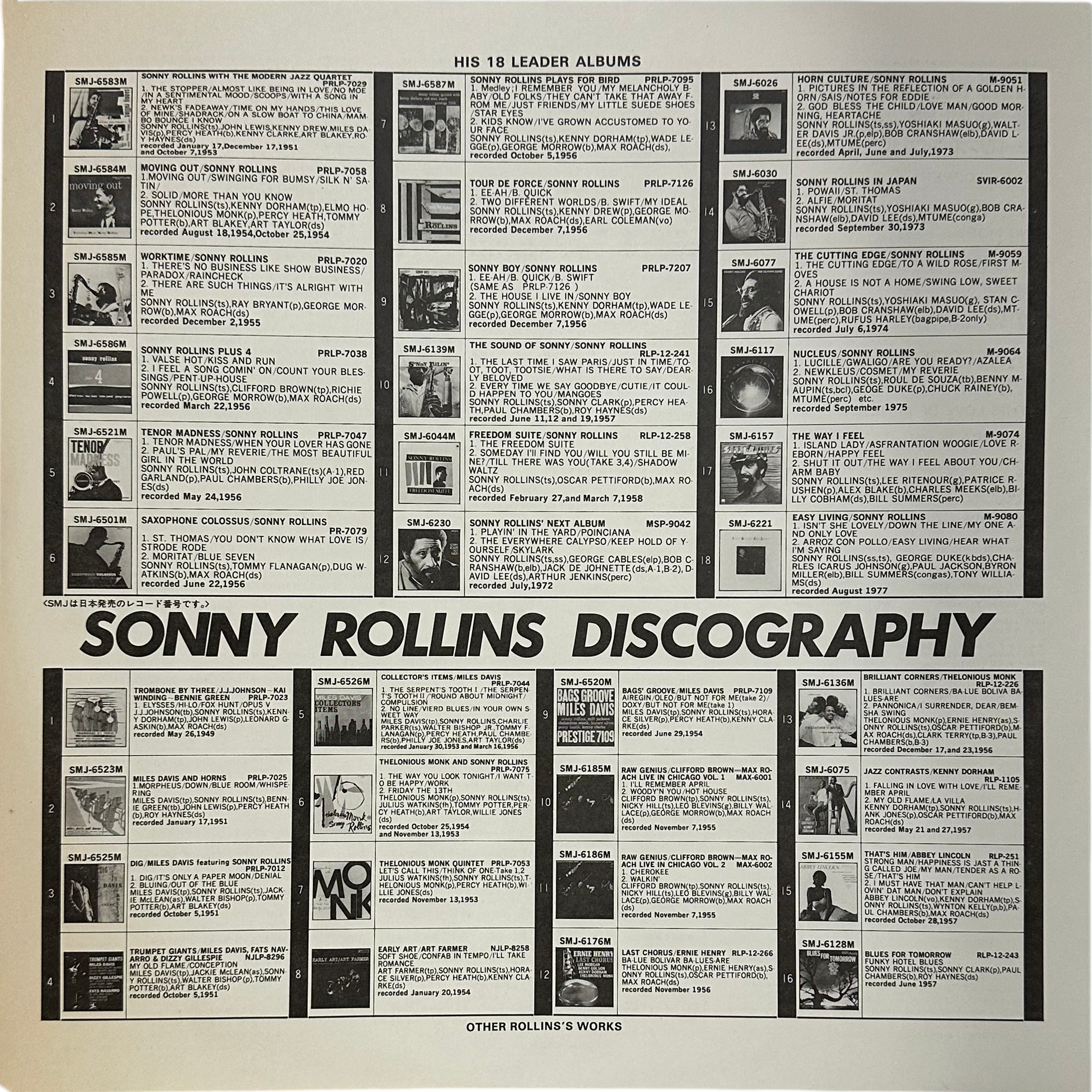 Art Blakey,Kenny Drew,Sonny Rollins,The Modern Jazz Quartet — Sonny Rollins With The Modern Jazz Quartet 5