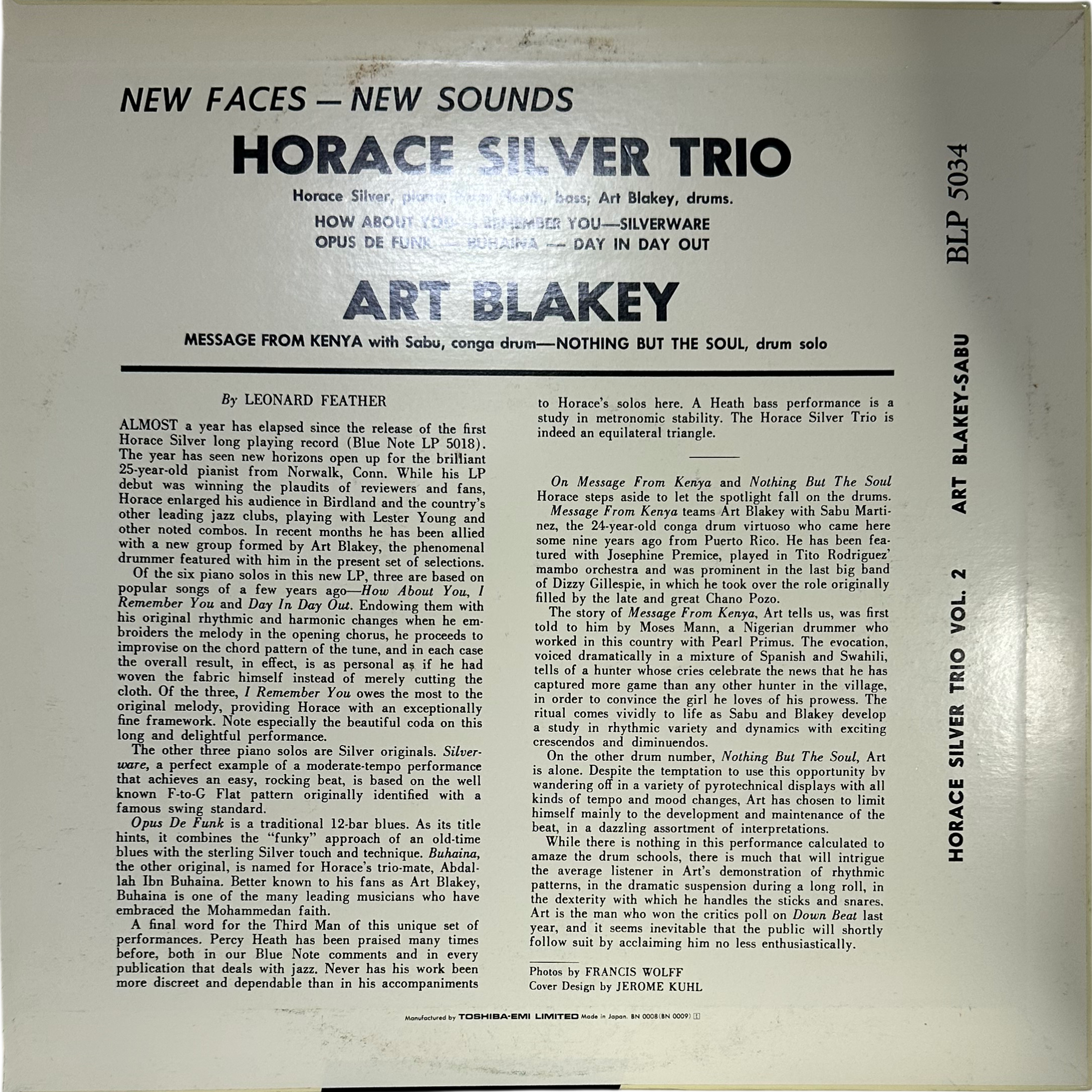 Art Blakey,The Horace Silver Trio — Vol. 2 2