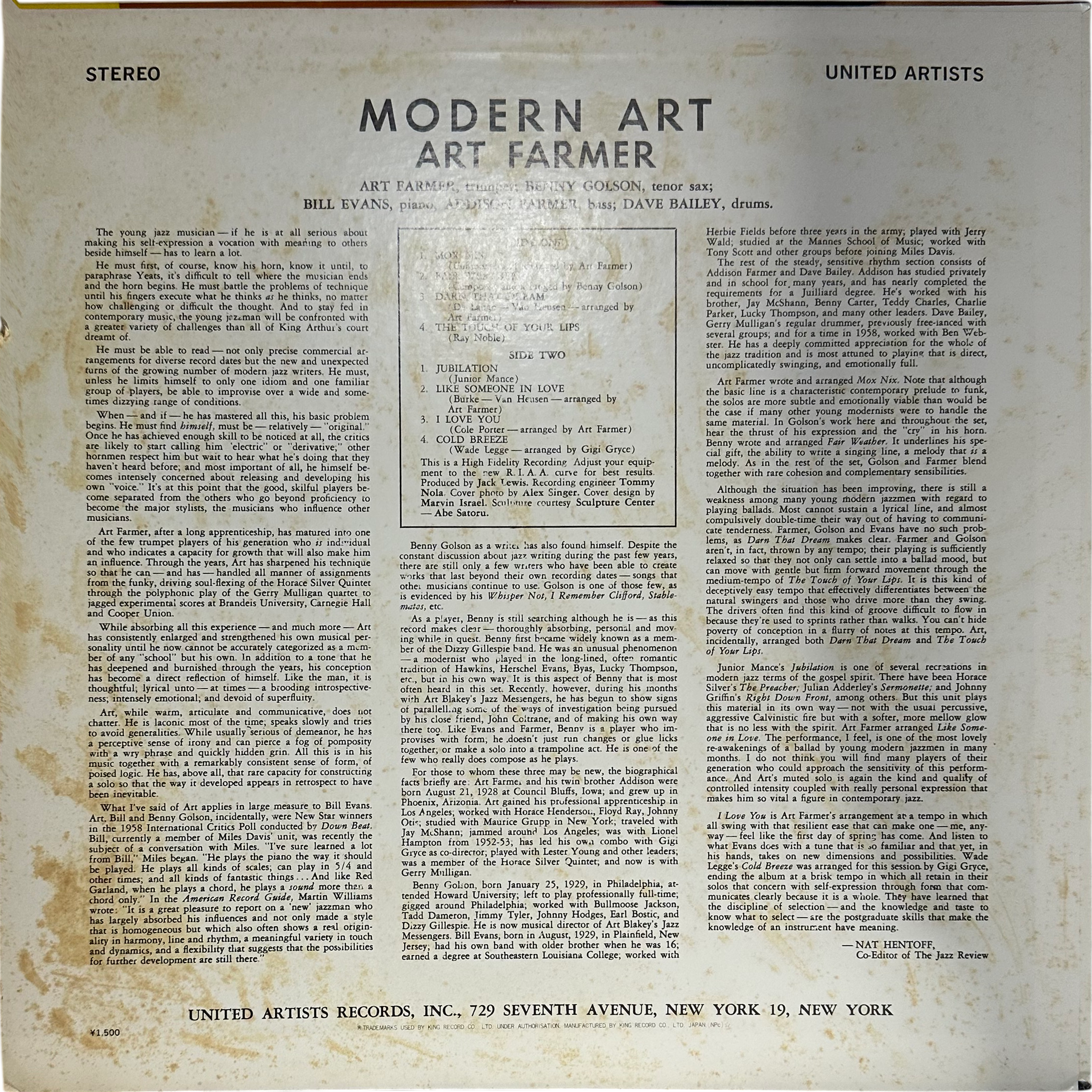 Art Farmer — Modern Art 2