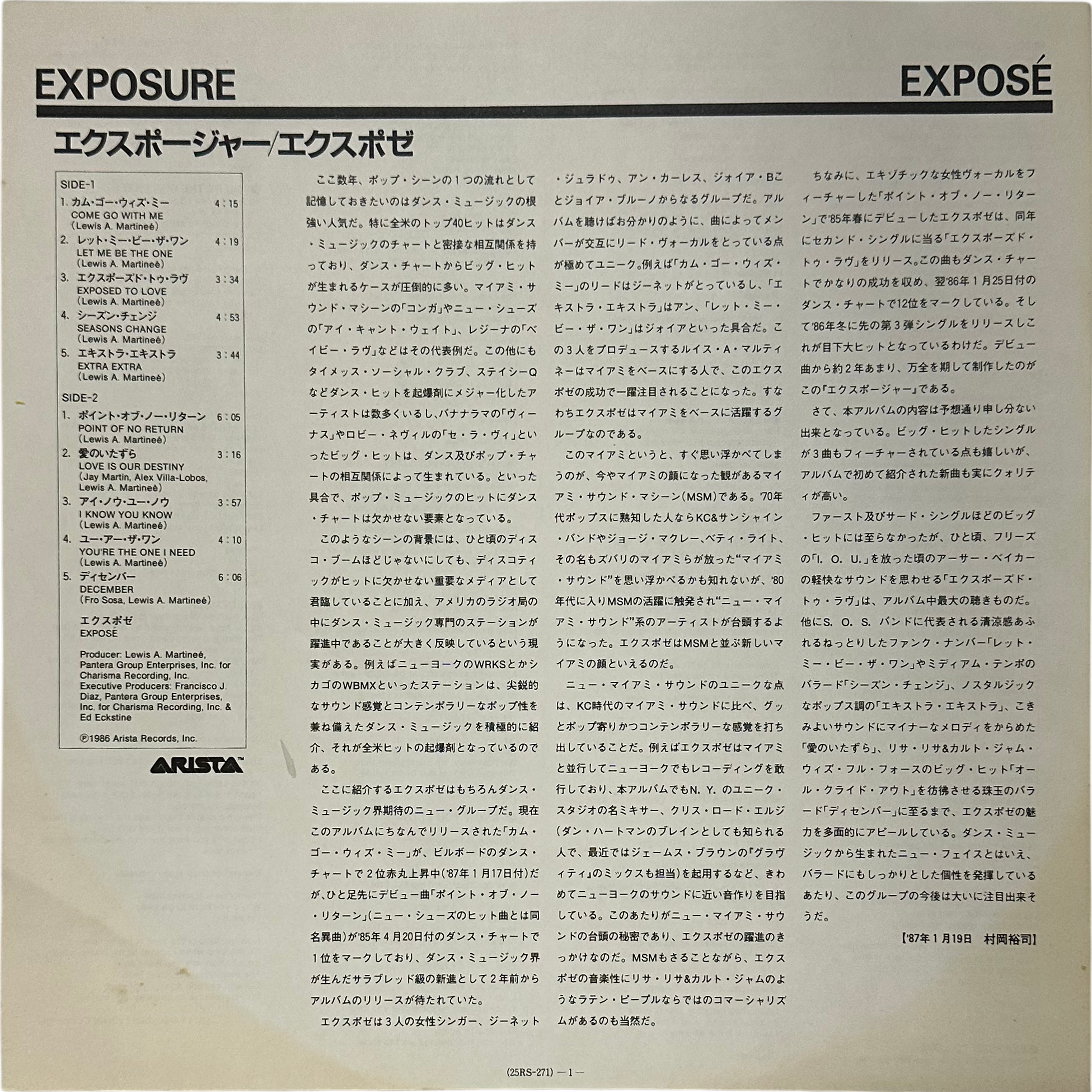 Exposé — Exposure 4