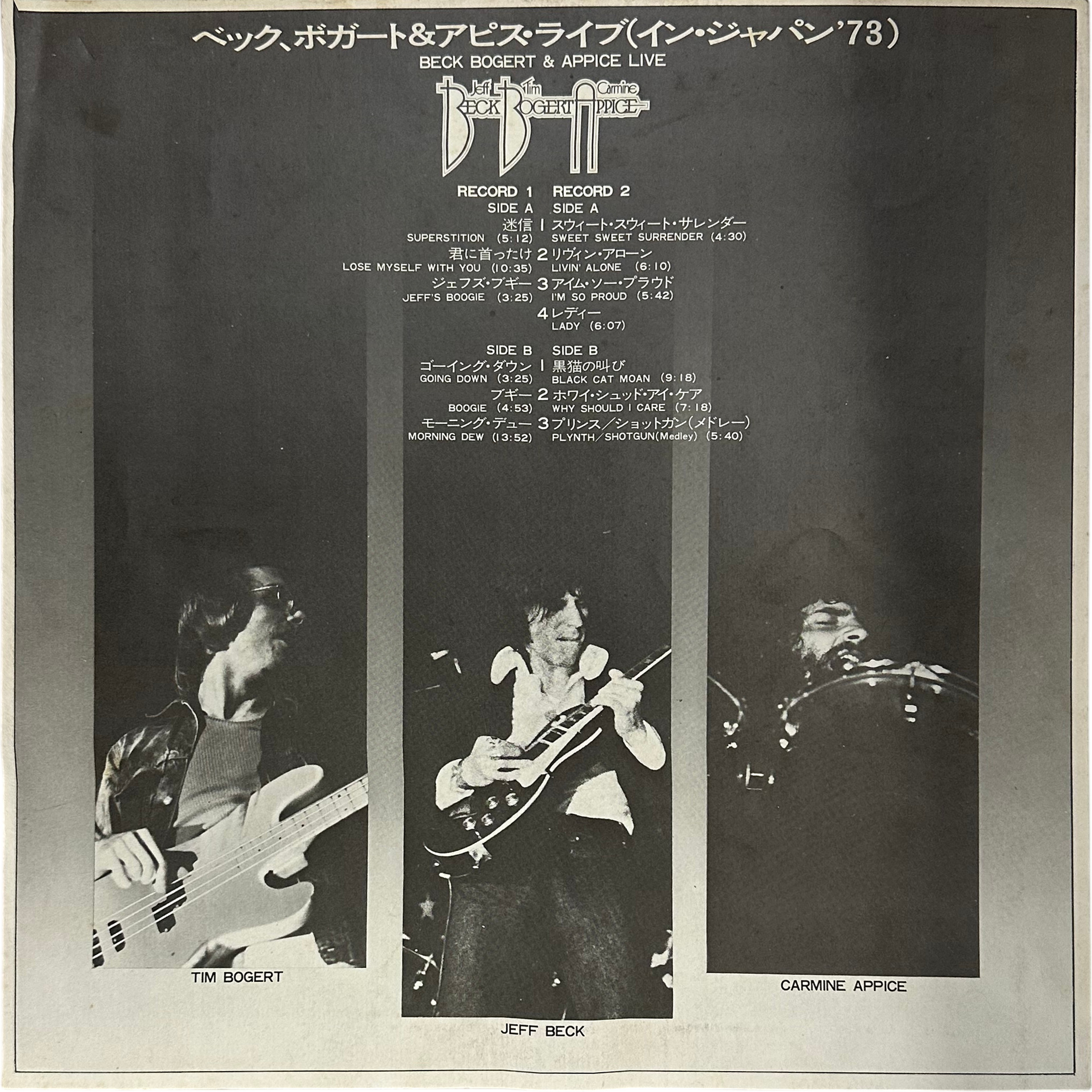 Beck, Bogert & Appice — Beck, Bogert & Appice Live 9