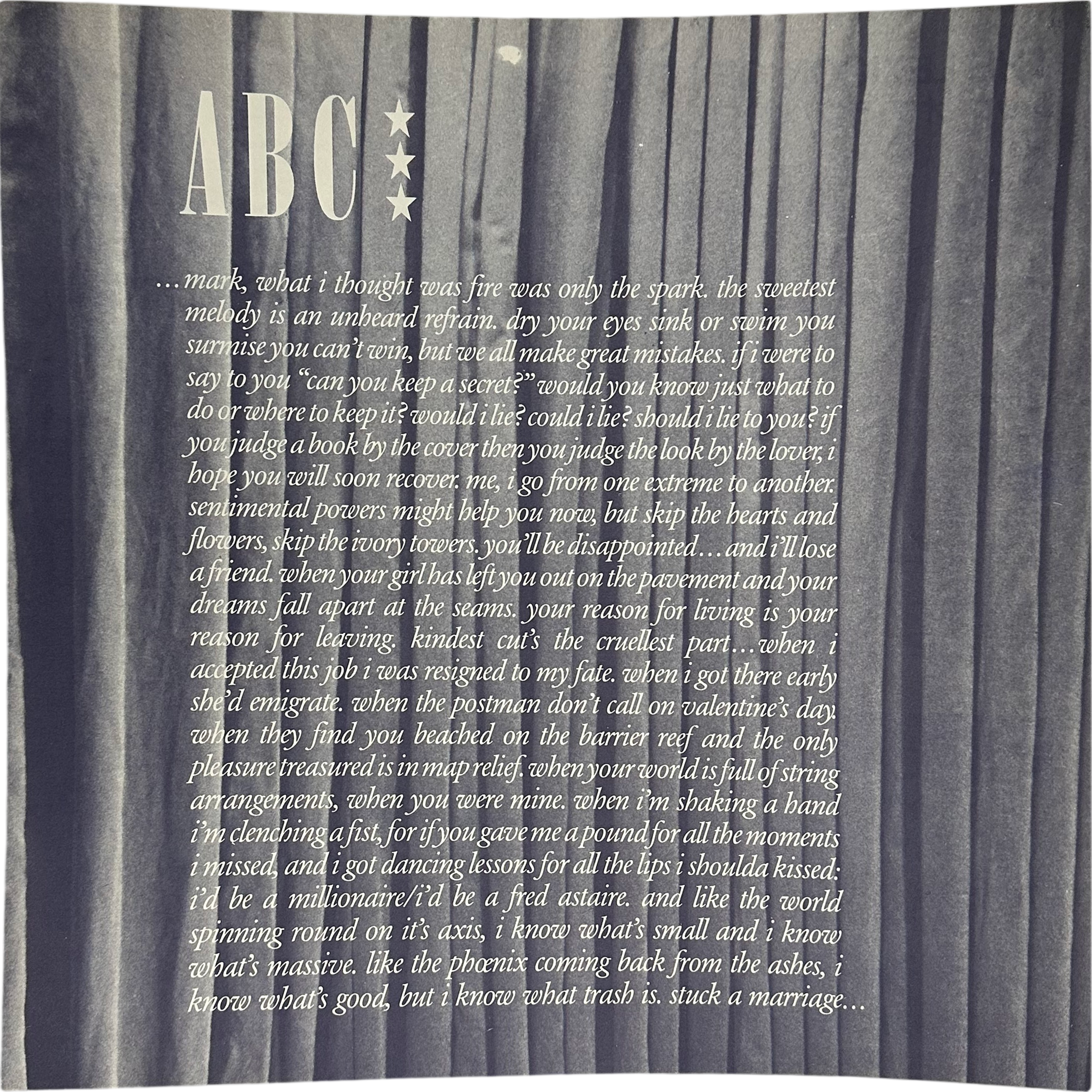 ABC — The Lexicon Of Love 4