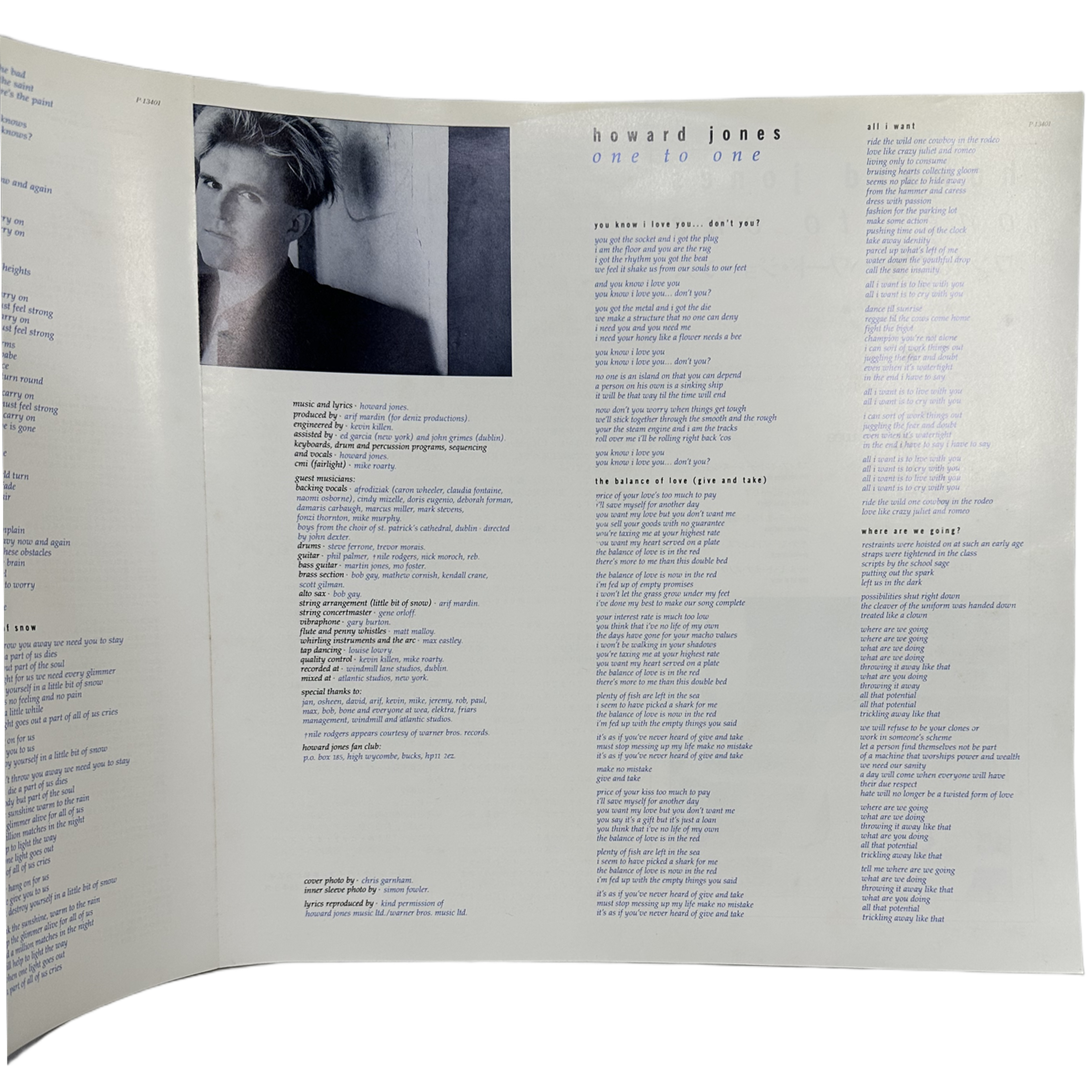 Howard Jones — One To One 7