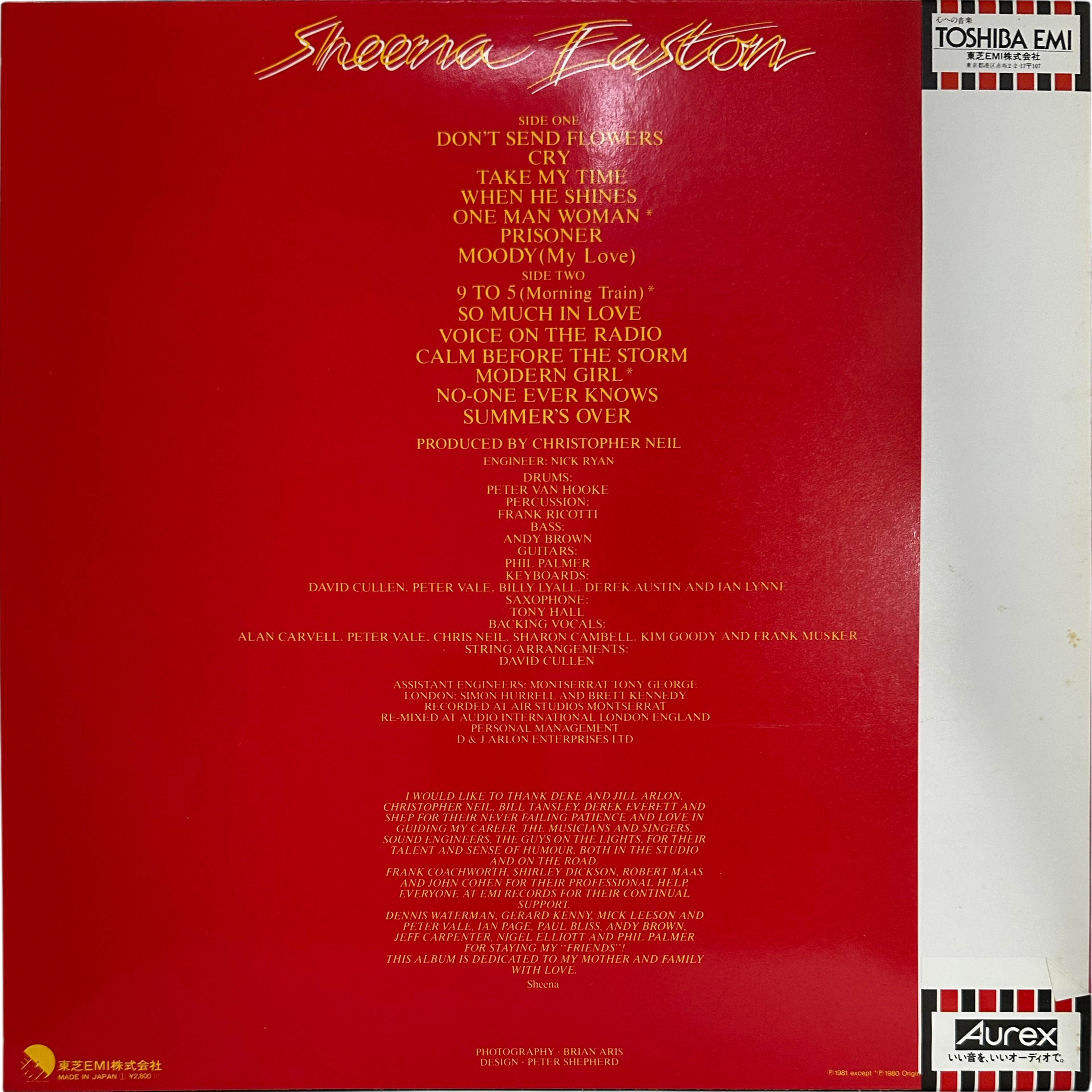 Sheena Easton — Take My Time 2
