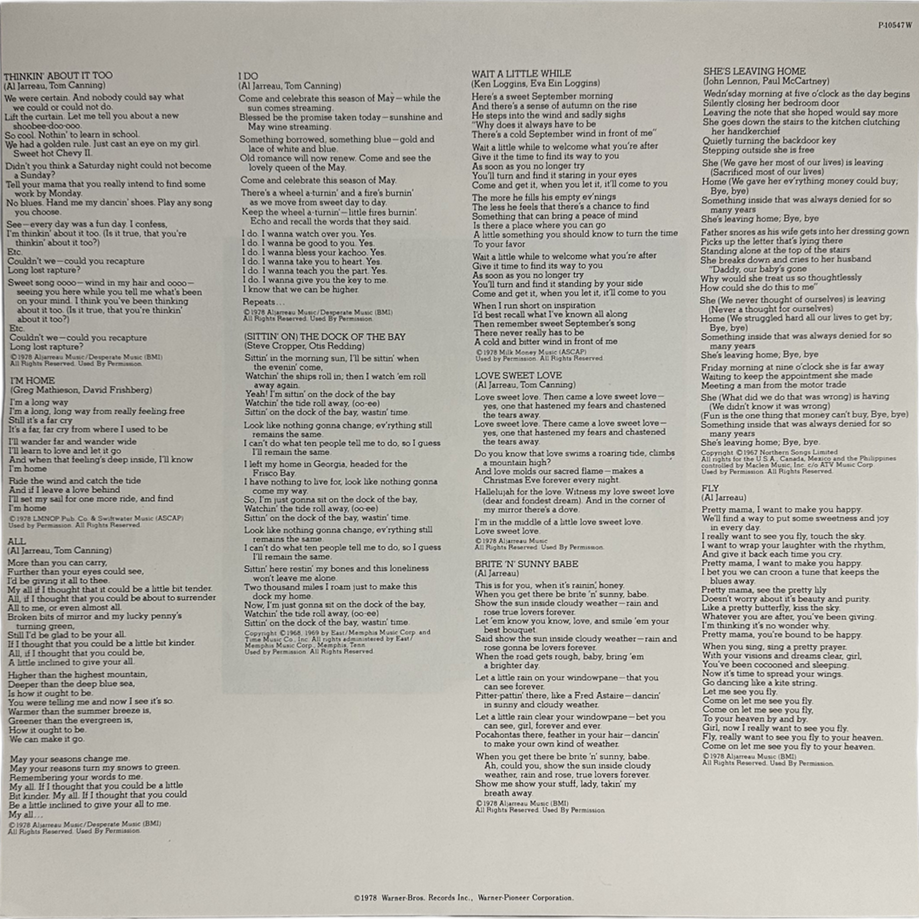 Al Jarreau — All Fly Home 5