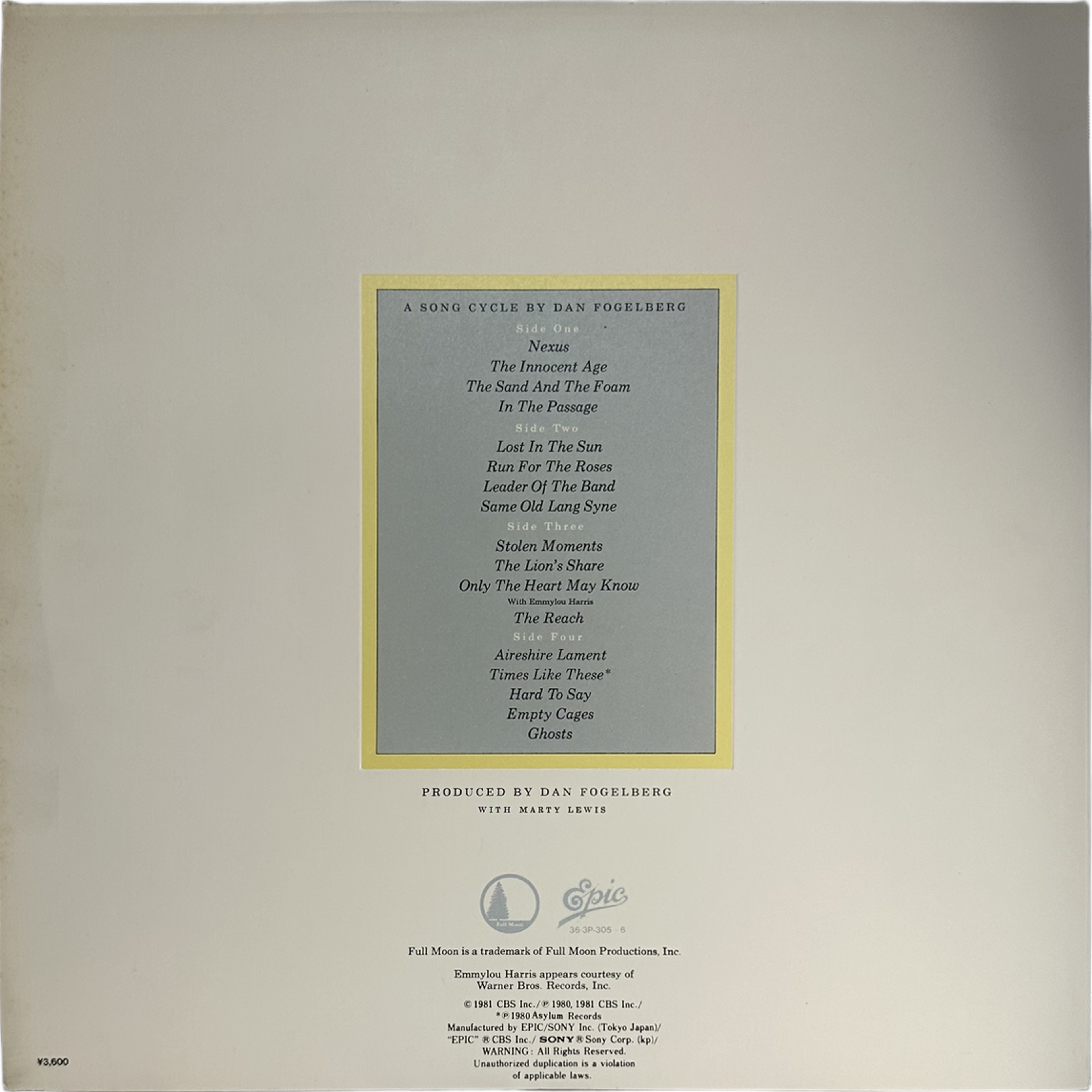 Dan Fogelberg — The Innocent Age 4