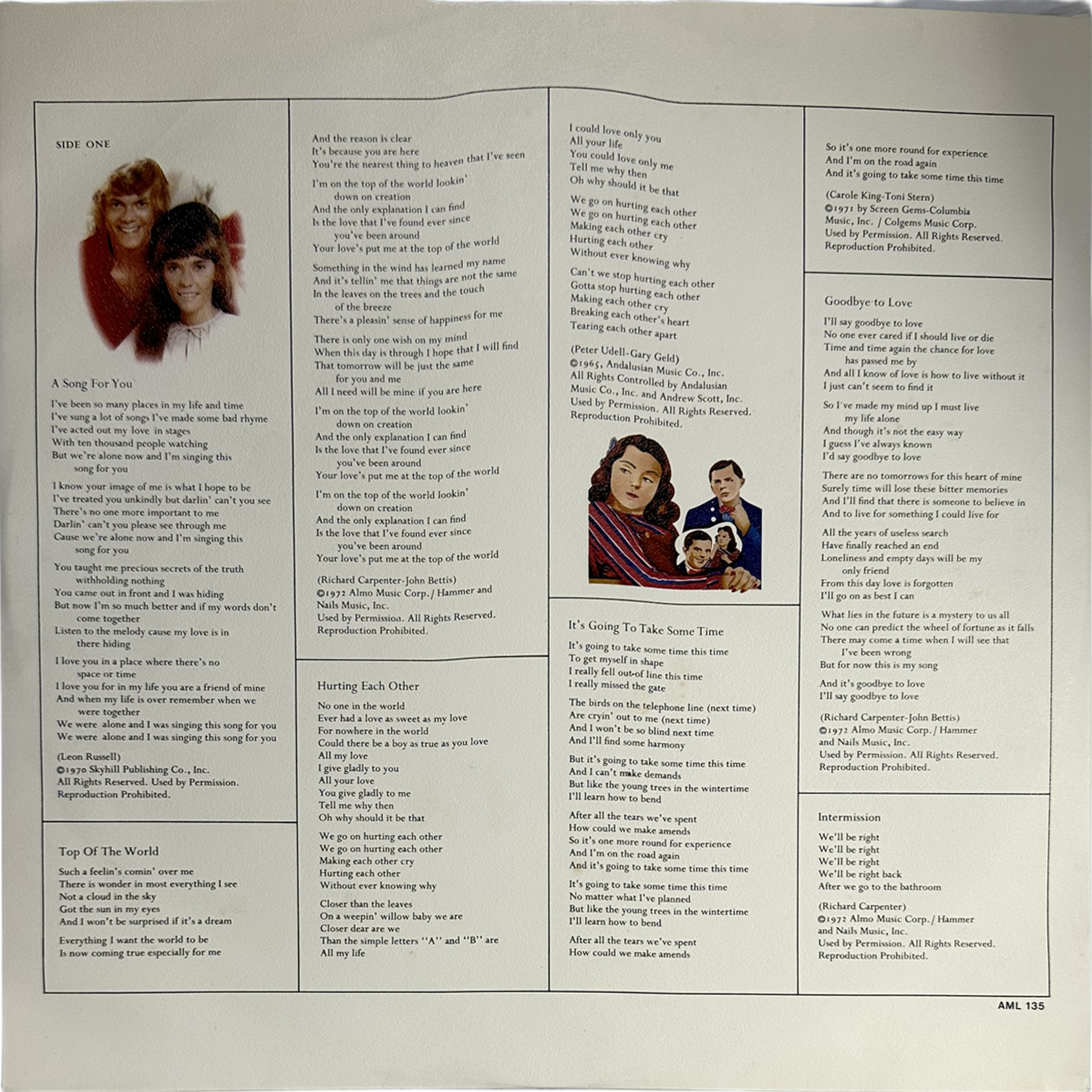 Carpenters — A Song For You 4