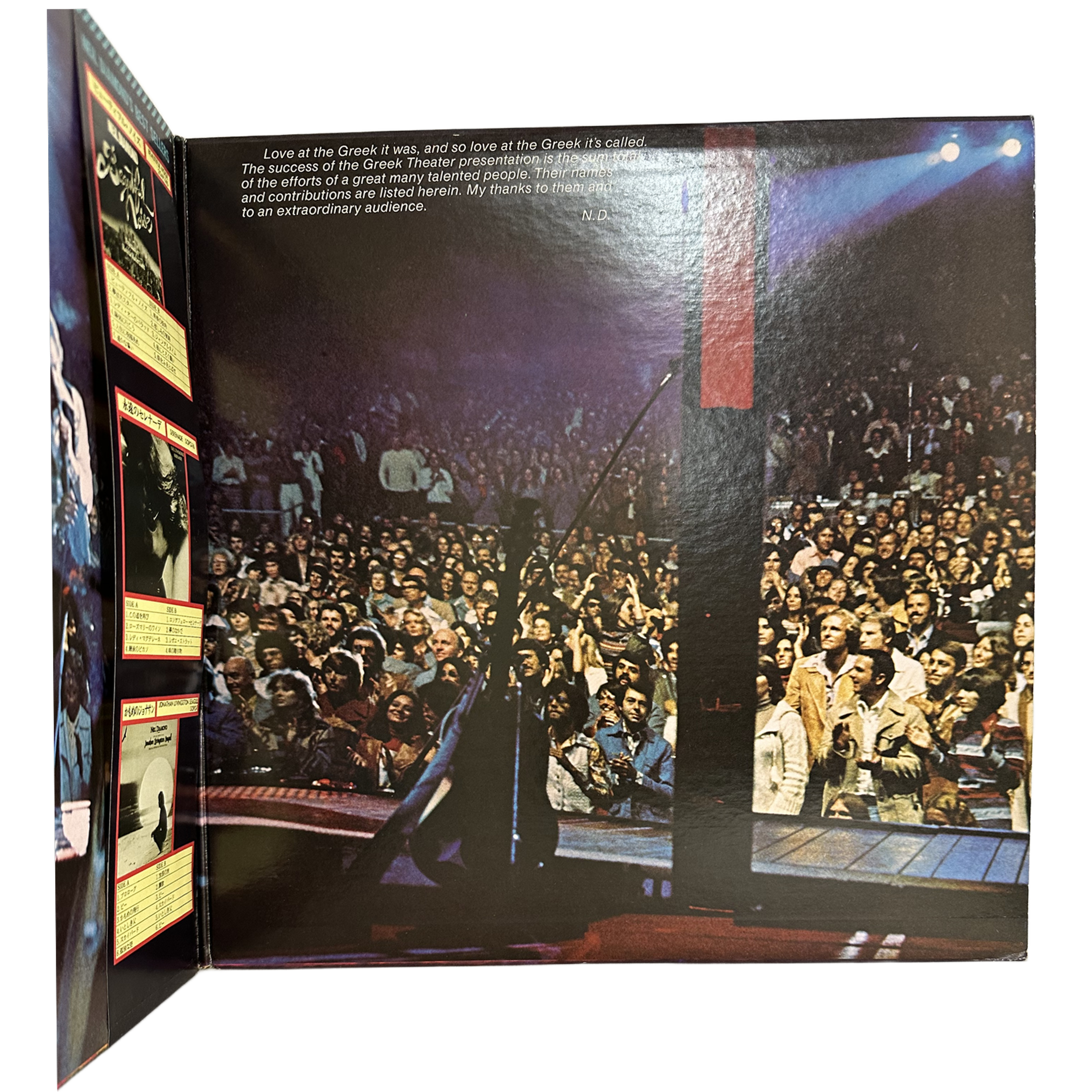 Neil Diamond — Love At The Greek - Recorded Live At The Greek Theatre 3