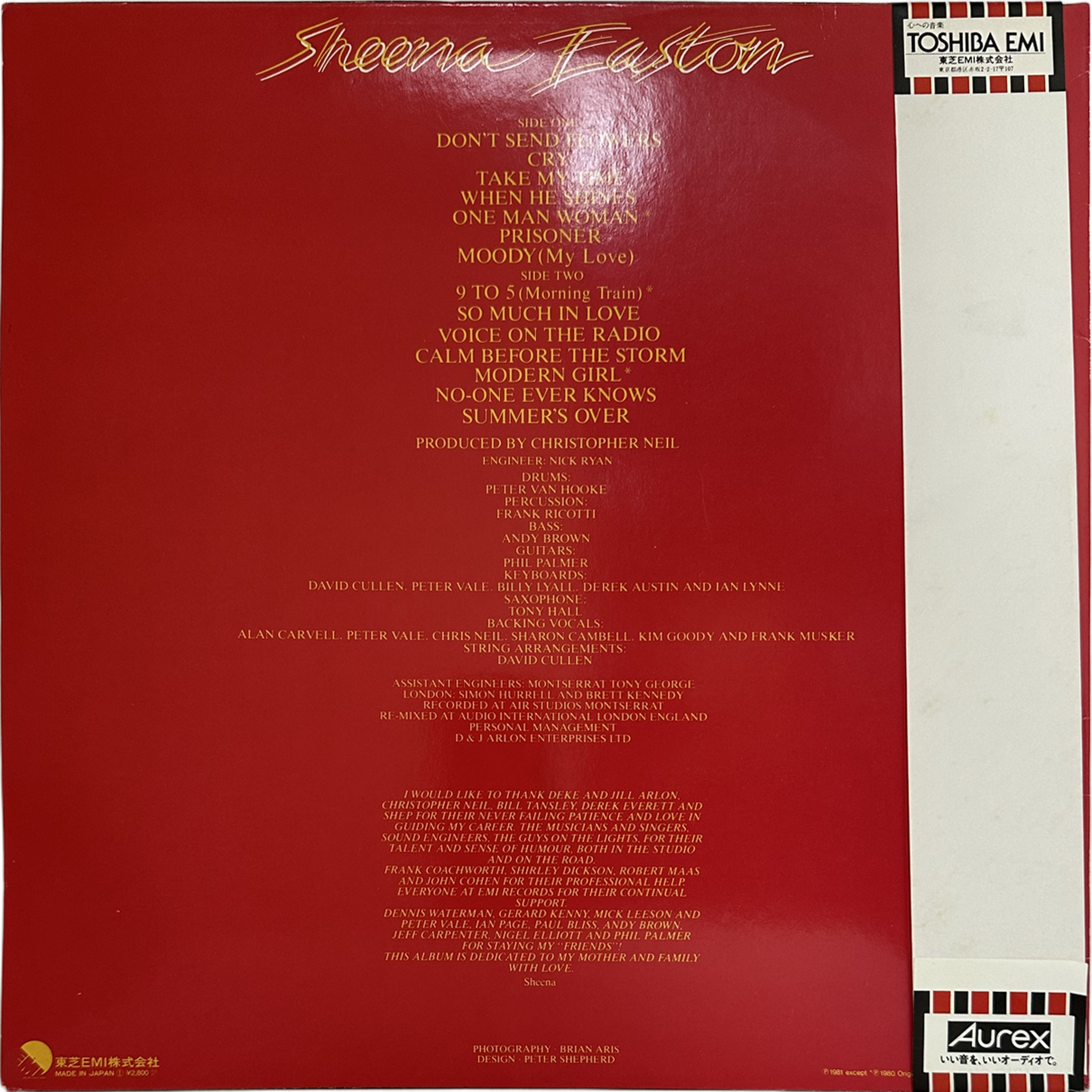 Sheena Easton — Take My Time 2