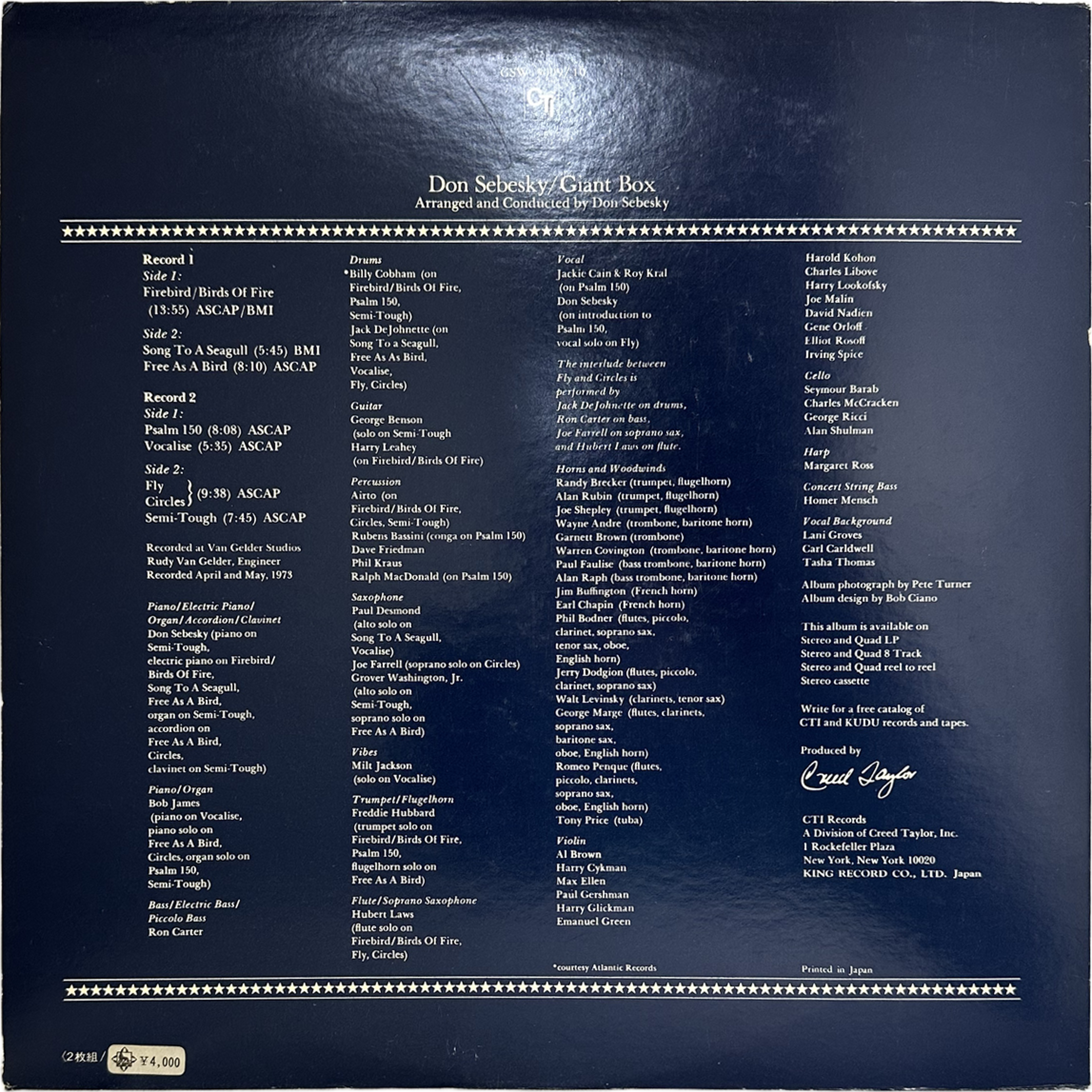 Don Sebesky — Giant Box 2